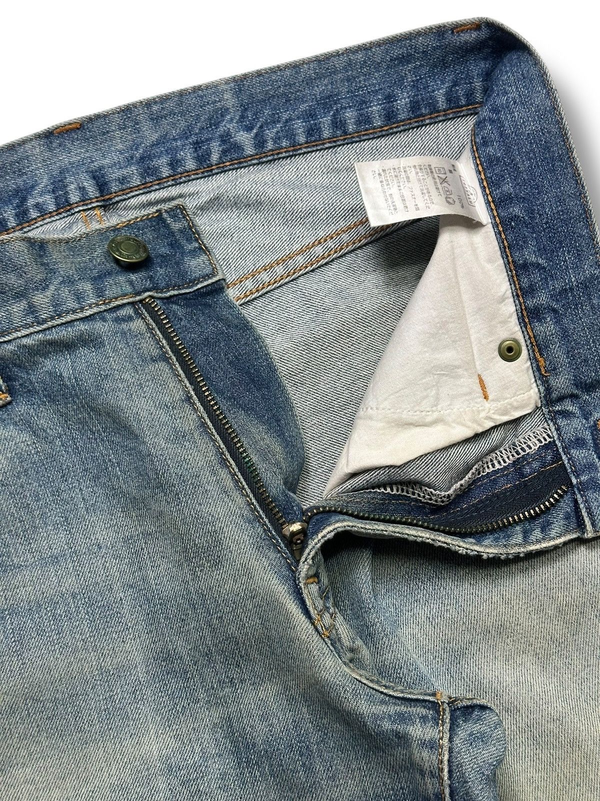 Japanese Brand Vintage TOPVALU Straight Leg with Mudwash and Faded Size US 31 - 9 Thumbnail