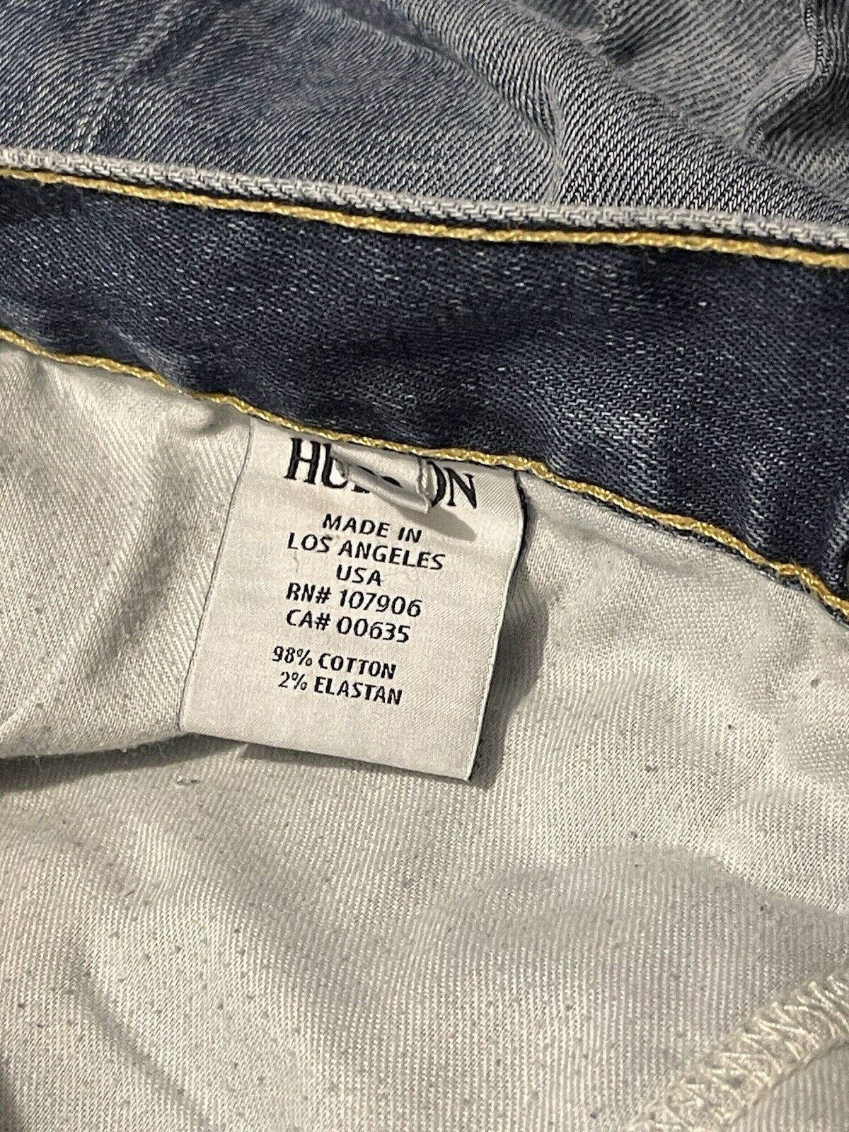 Hudson × Vintage Hudson Byron Straight Jeans Men’s Blue Medium-Dark Size US 36 / EU 52 - 14 Thumbnail