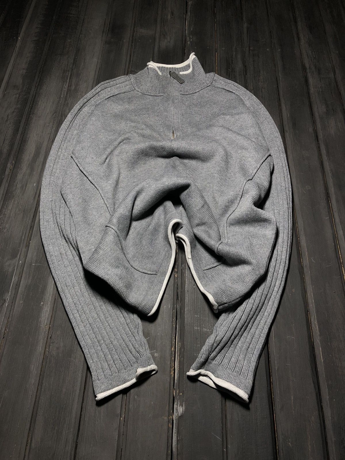 Japanese Brand × Junya Watanabe × Yohji Yamamoto Vintage Streetwear Kapital Style Sweater Zip Hoodie 90s Size US M / EU 48-50 / 2 - 1 Thumbnail