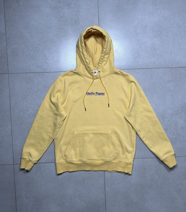 Daily paper hot sale yellow hoodie