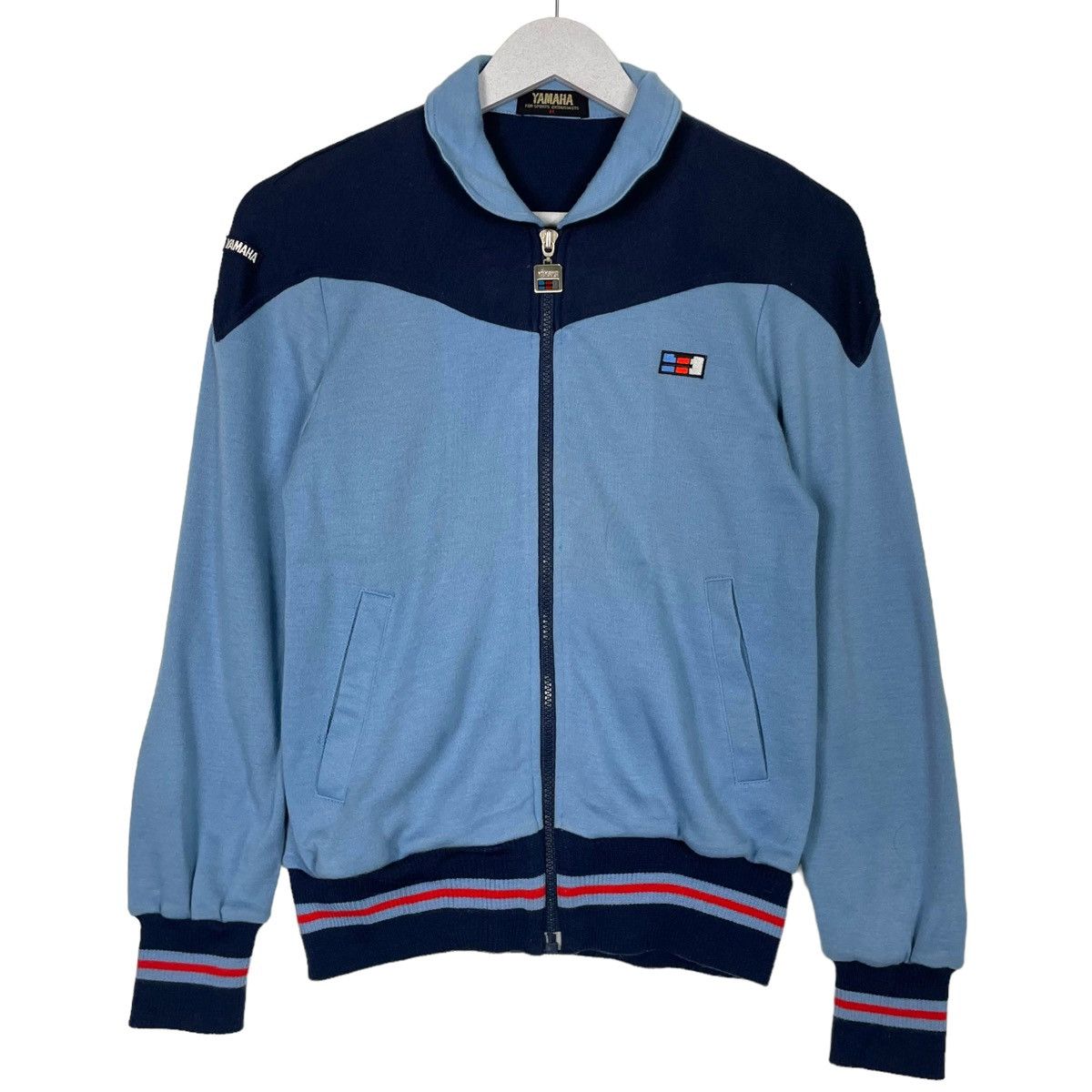 Japanese Brand × Vintage × Yamaha 🔥VTG YAMAHA RACING ZIPPER SWEATER Size US XS / EU 42 / 0 - 1 Thumbnail