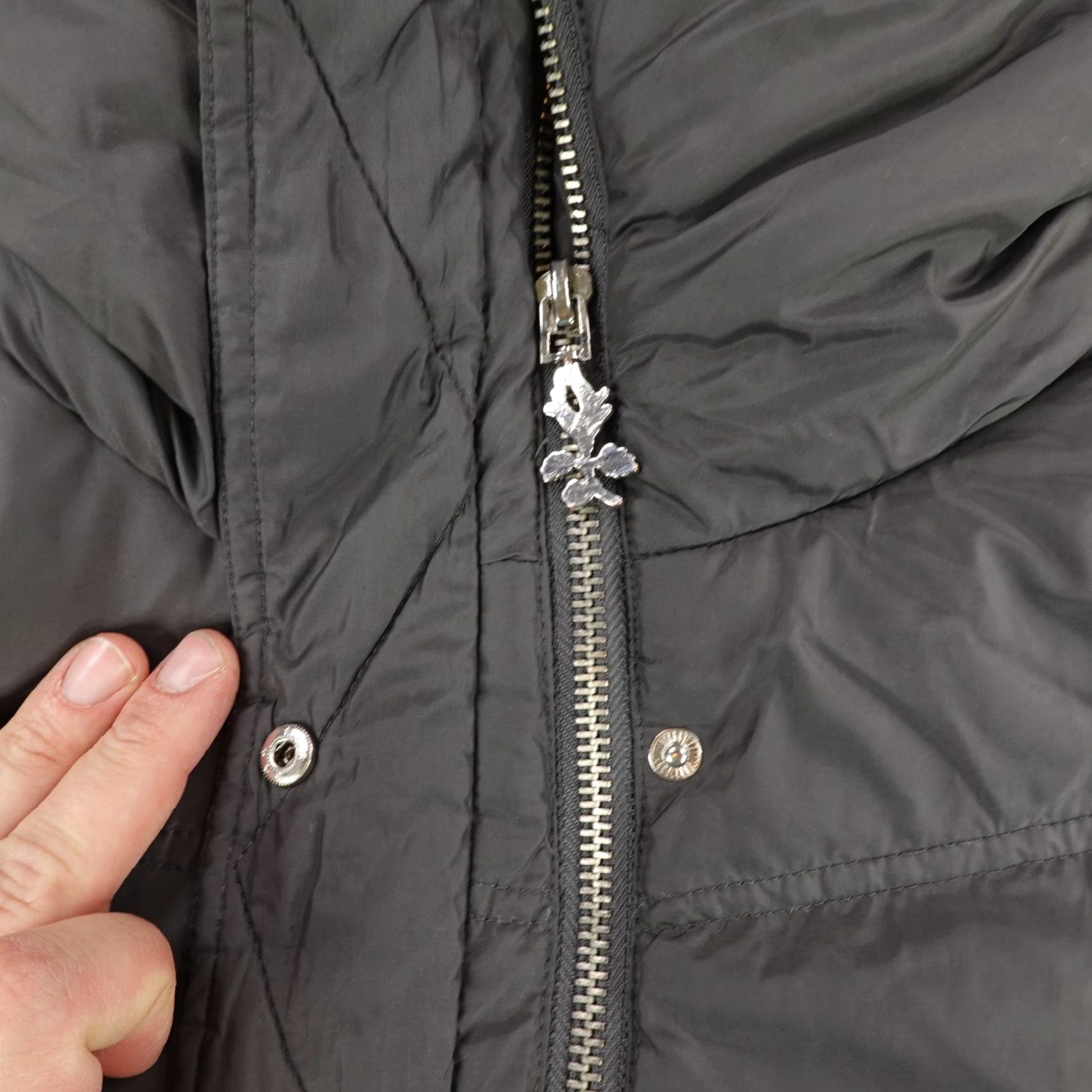 Betsey Johnson Betsey Johnson Jacket Womens XL Black Quilted Puffer Feather Down Parka Coat Size XL / US 12-14 / IT 48-50 - 7 Thumbnail