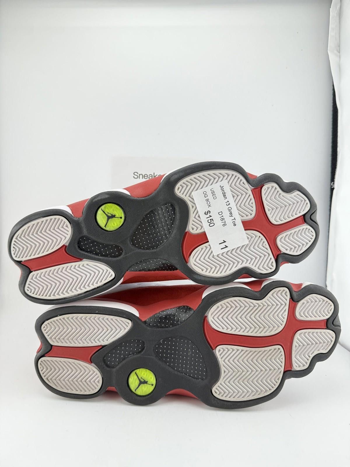 Jordan Brand Air Jordan 13 Grey Toe US 11 Used Size US 11 / EU 44 - 5 Thumbnail