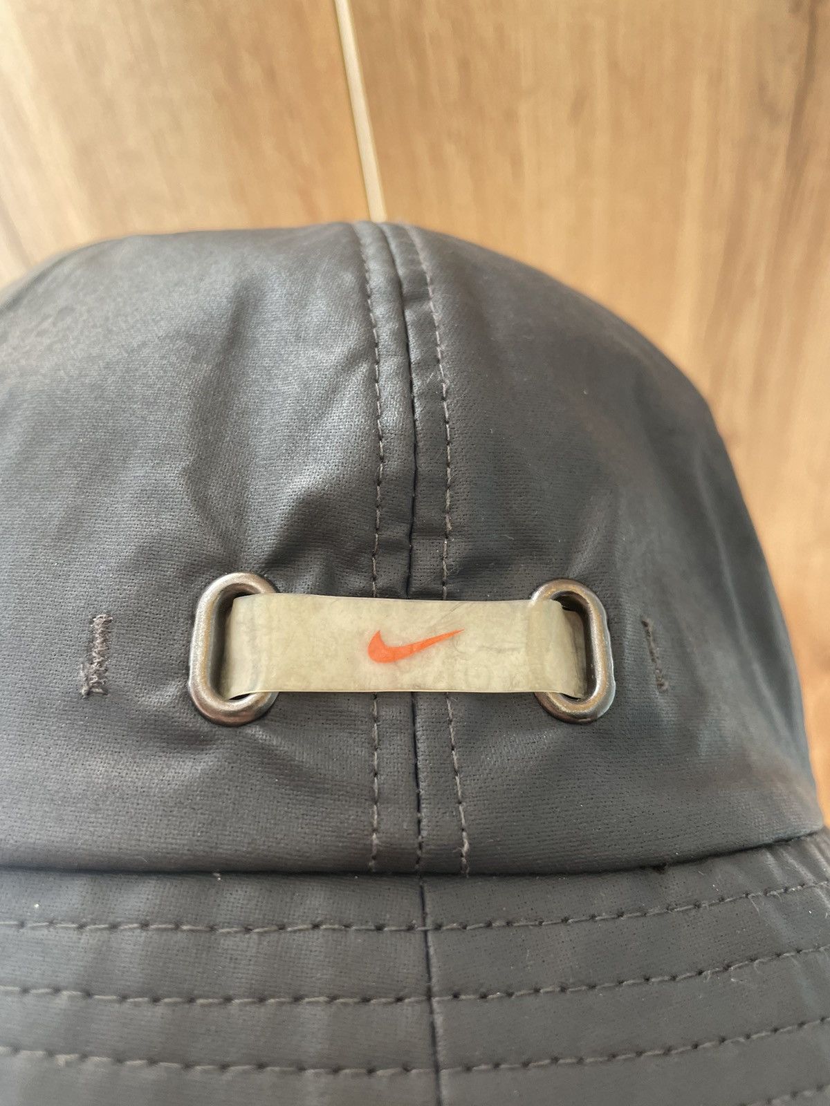 Nike Vintage Nike Polyurethane Panama Bucket Hat RARE Size ONE SIZE - 6 Thumbnail