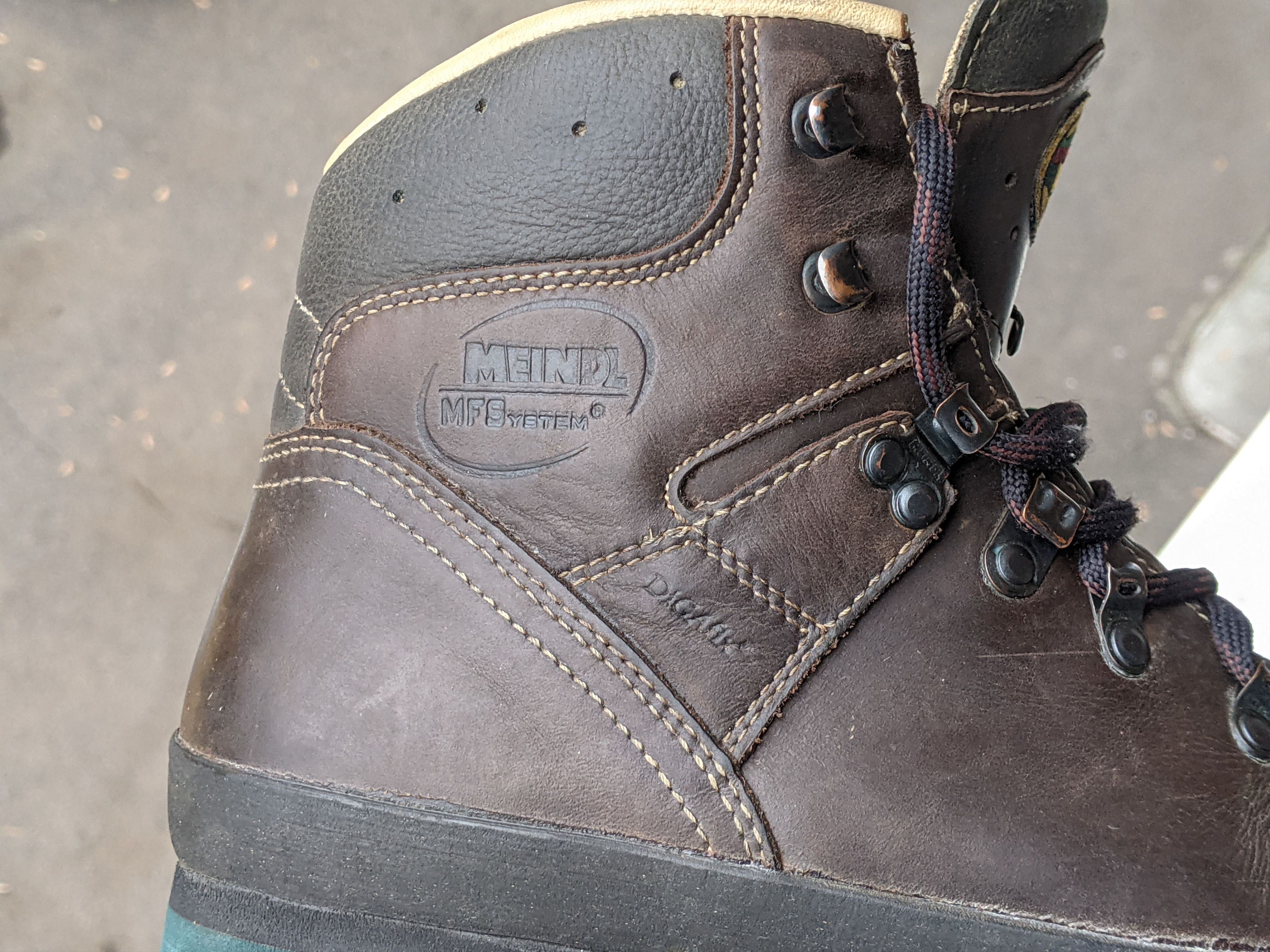 LOWA Meindl Leather Hiking Boots LaSportiva Scarpa Vibram Vintage Size US 8 / EU 41 - 15 Thumbnail