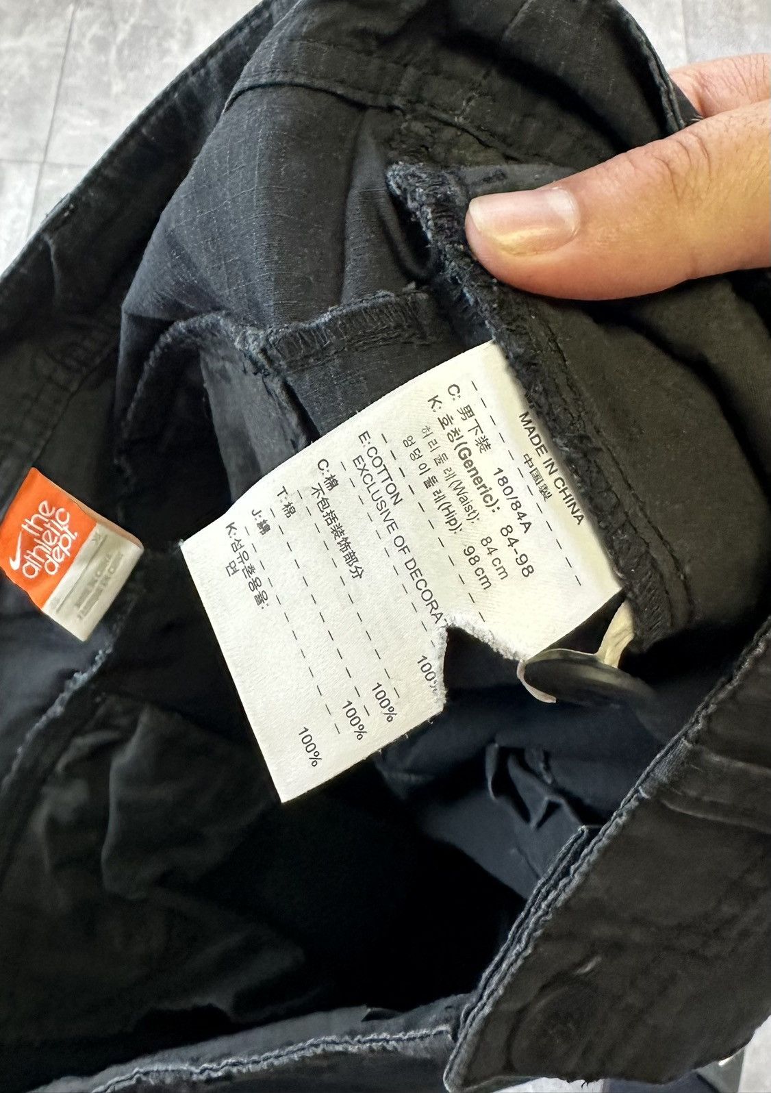 Vintage Nike Vintage Cargo Pants Small Swoosh Logo Size US 33 - 6 Thumbnail