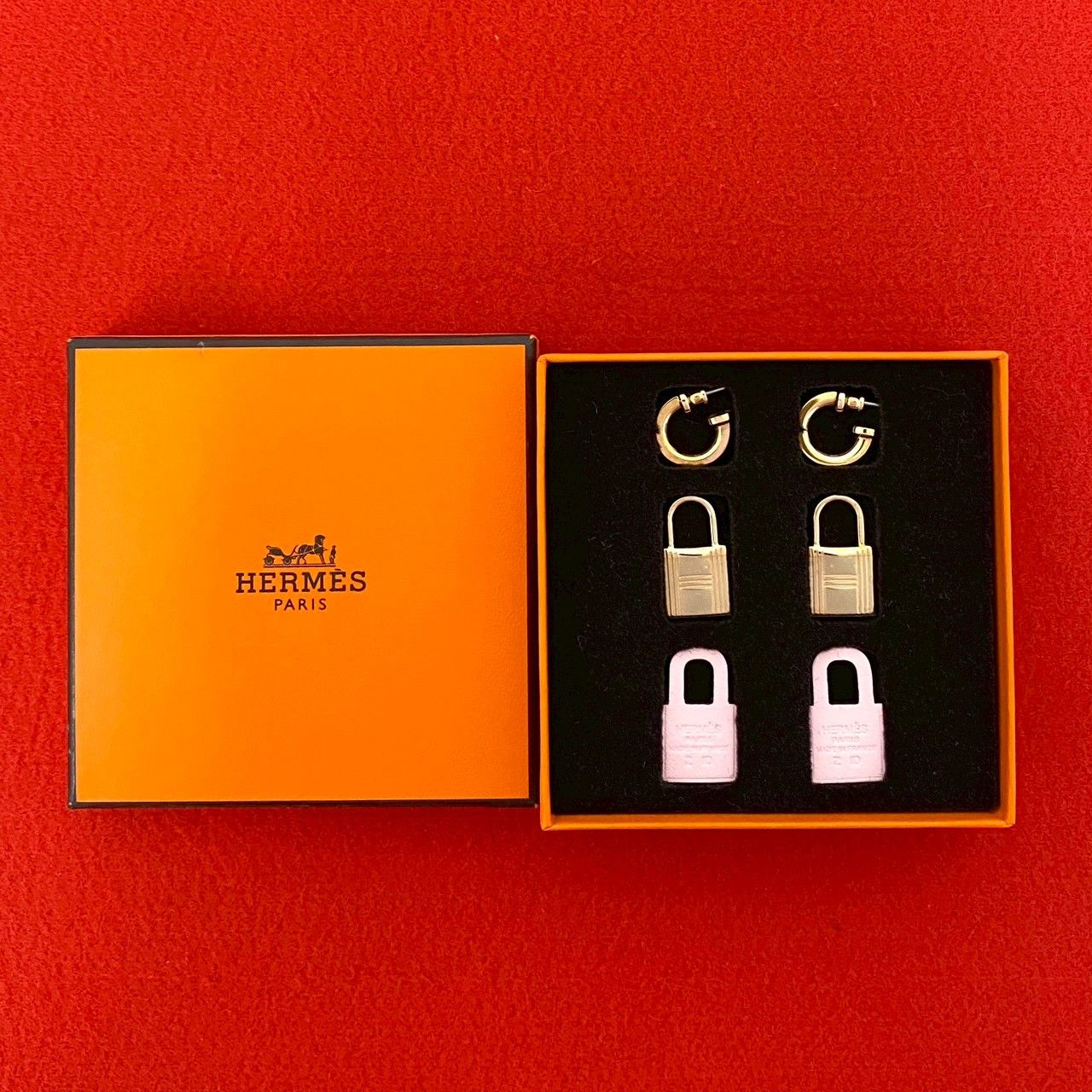 Hermes Hermes O'Kelly Swift Earrings Leather Earrings Stamp Z (2021) DUTY FREE for USA