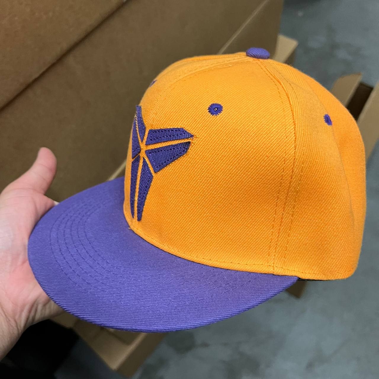 Other Kobe Bryant Logo Hat Men Yellow Purple Mamba Snap Back Cap Size ONE SIZE - 2 Thumbnail