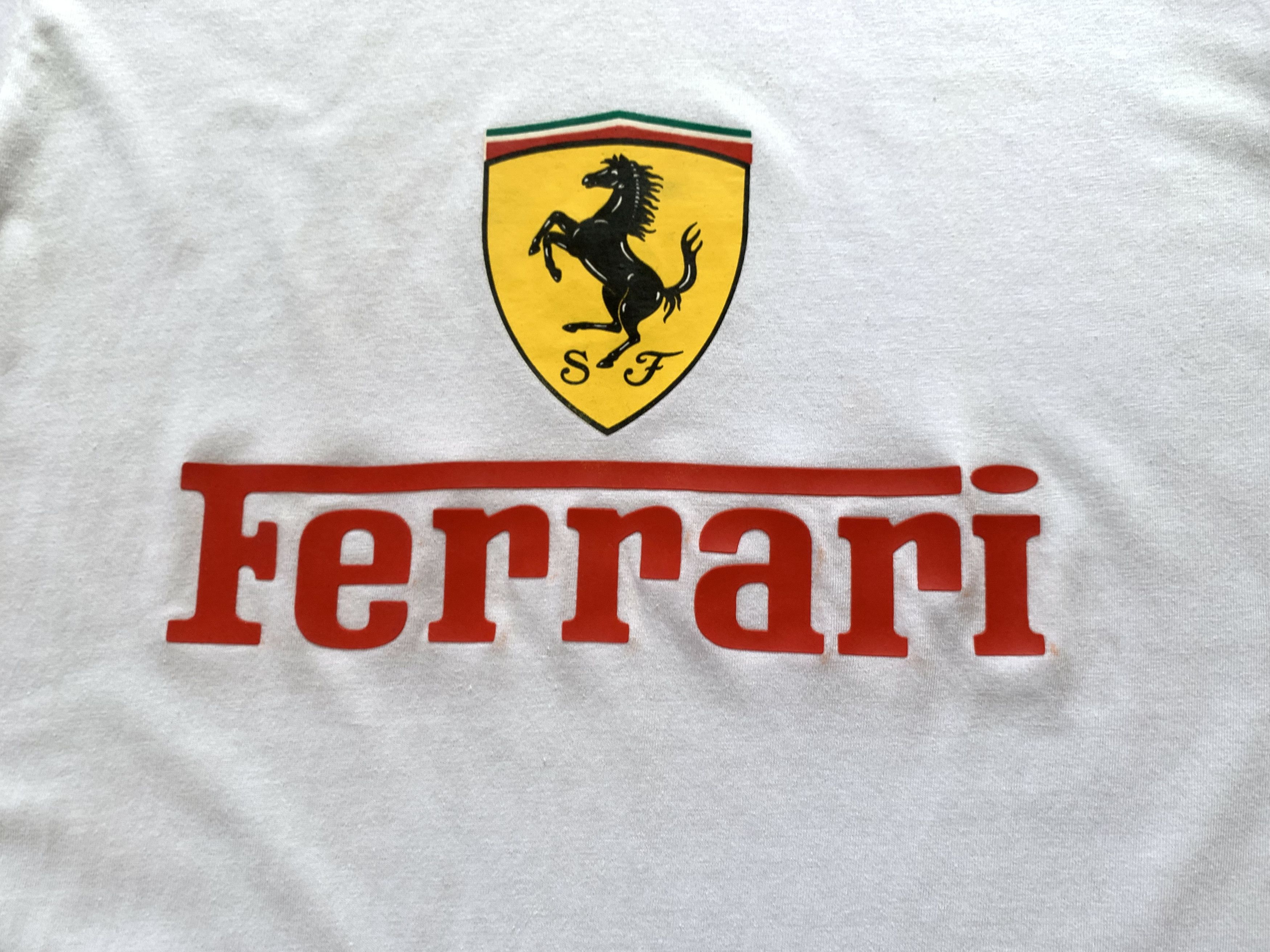 Ferrari × Vintage Women's Ferrari Printed T Shirt Size M / US 6-8 / IT 42-44 - 5 Thumbnail