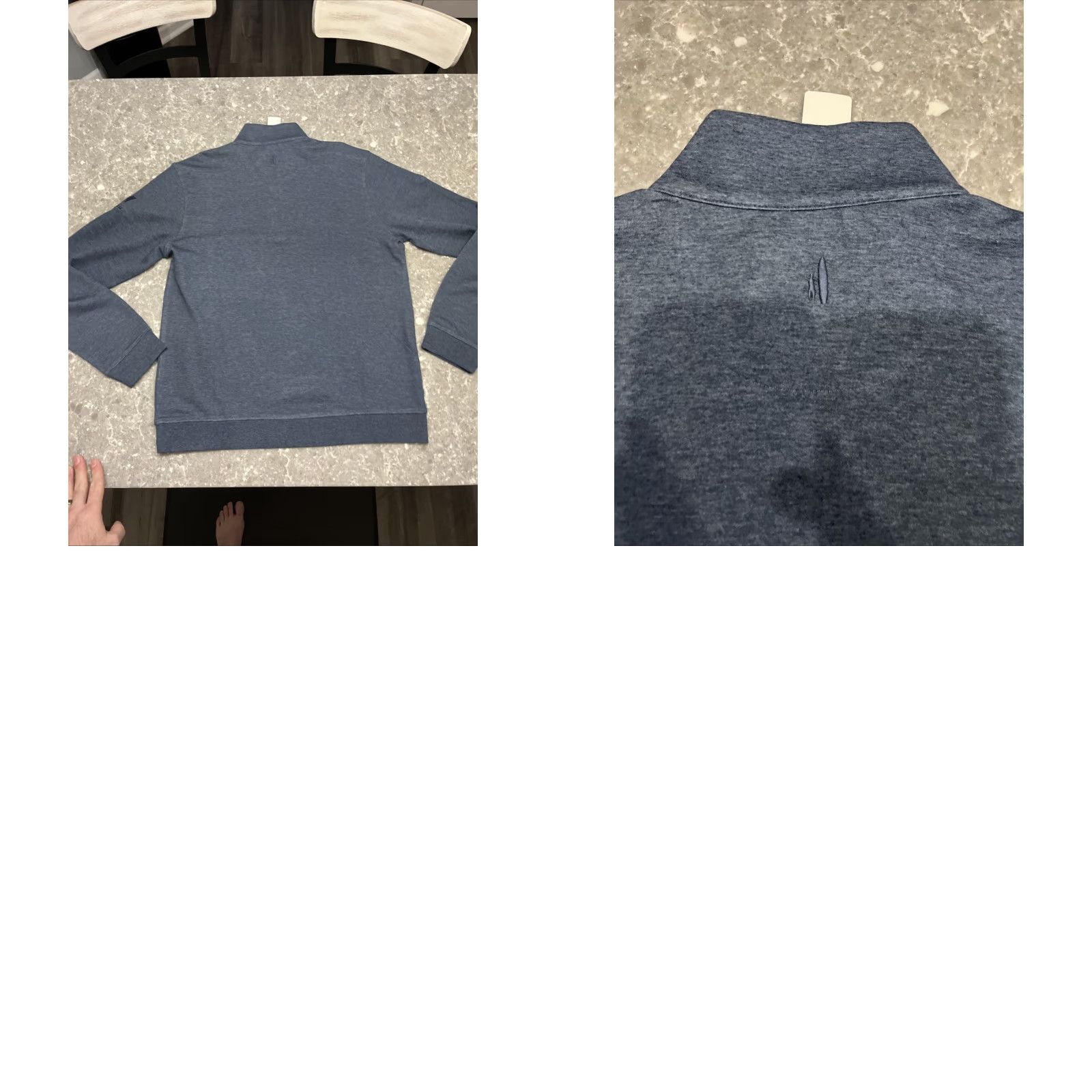 johnnie-O Johnnie - O Sully 1/4 Zip Pullover Mens L Blue Wesco Logo Shirt Sweater 1/4 Zip Logo Wesco L Blue Mens Size US L / EU 52-54 / 3 - 8 Thumbnail