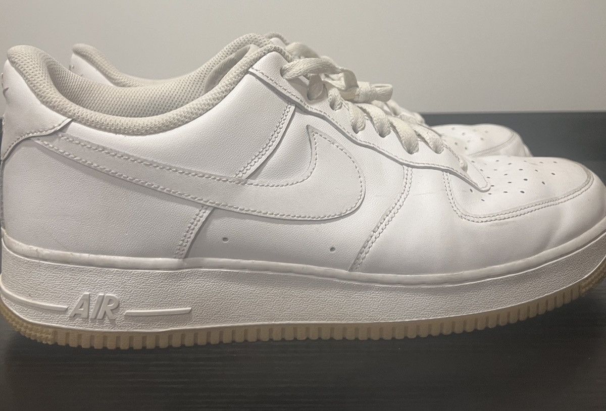Nike SIZE 13 - Nike Air Force 1 Low White Gum Size US 13 / EU 46 - 3 Thumbnail