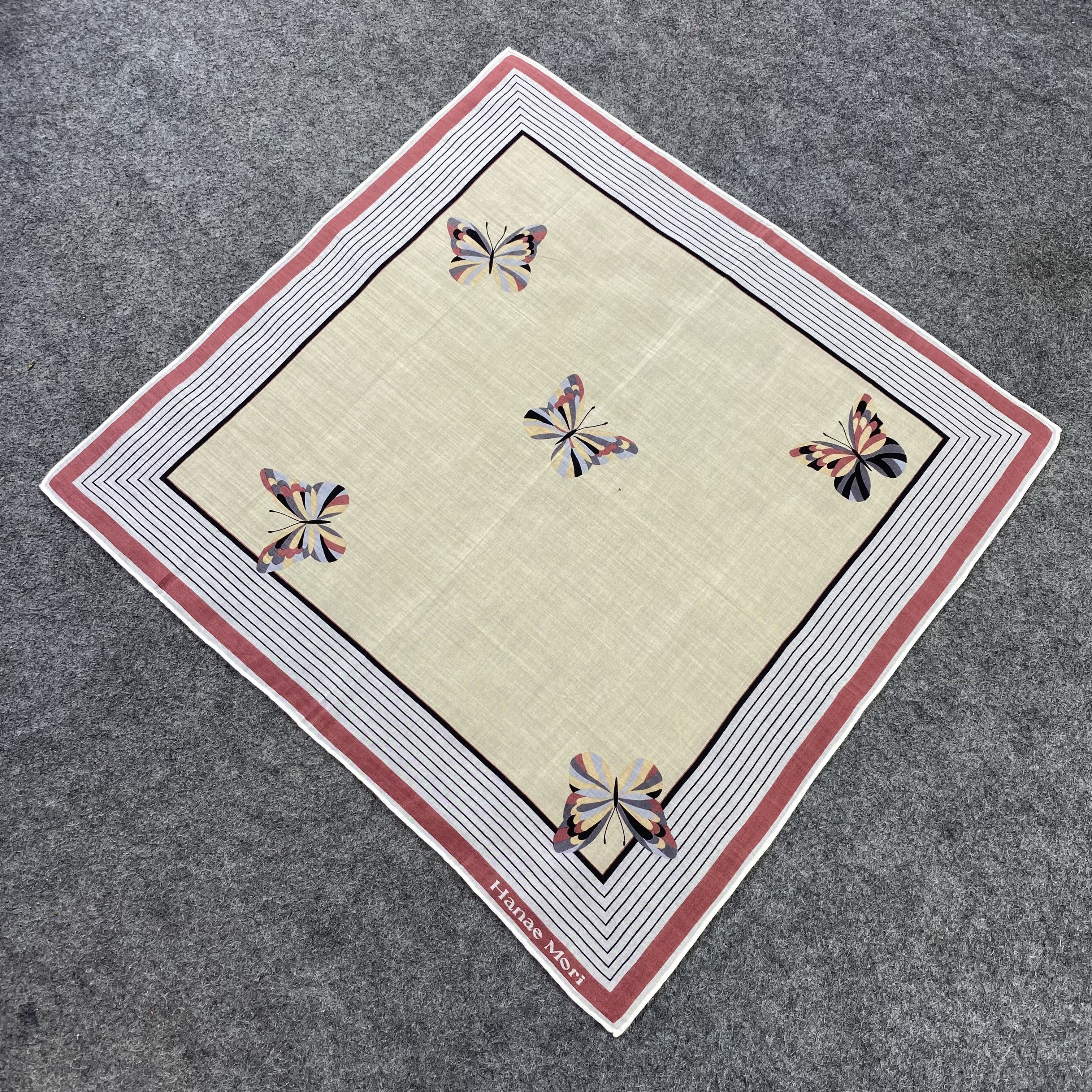 Hanae Mori Hanae Mori Handkerchief / Bandana / Neckerchief-B1127 Size ONE SIZE - 4 Thumbnail