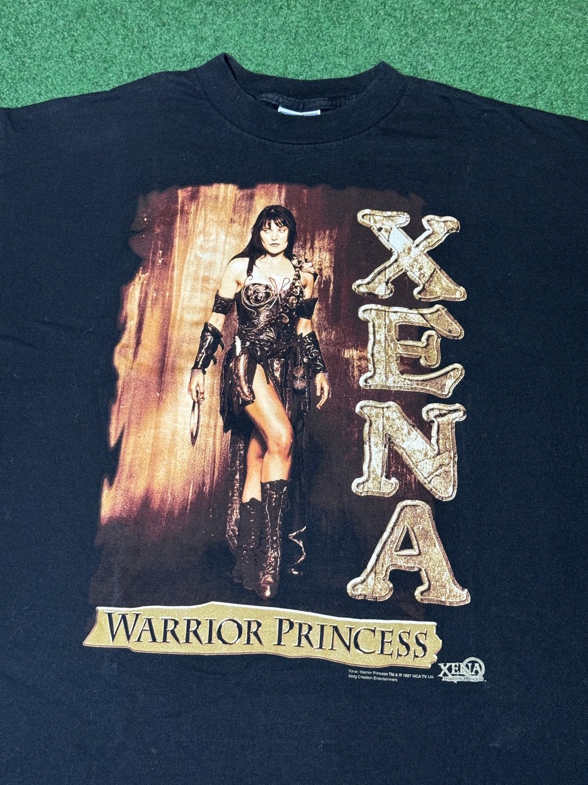 All Sport × Vintage Vintage 90s Xena Princess Warrior 1997 Fantasy T Shirt Size US XXL / EU 58 / 5 - 2 Thumbnail
