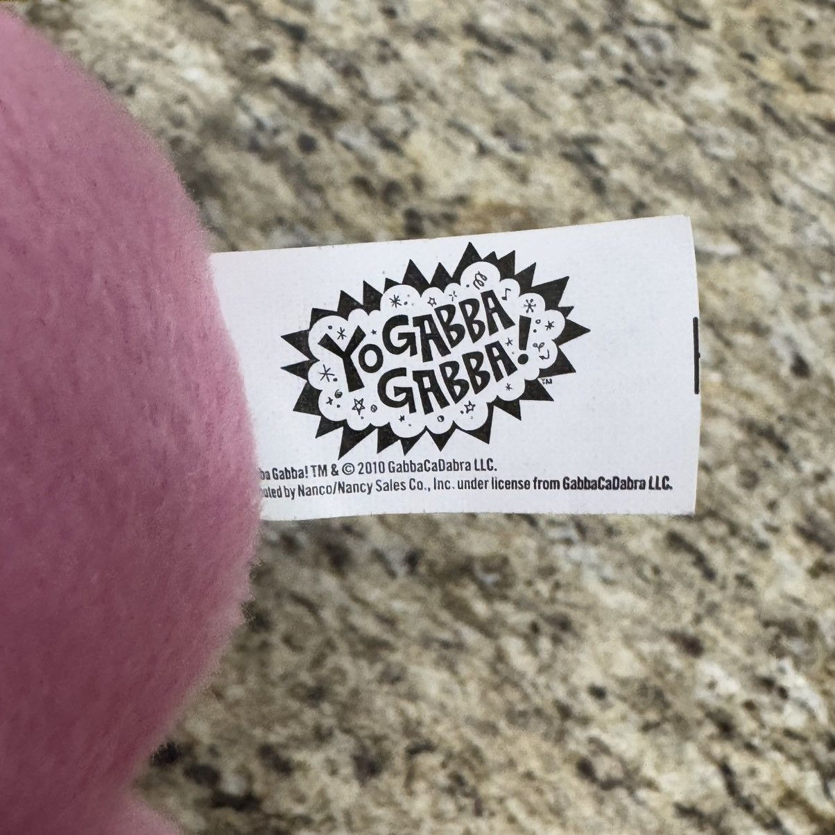 Nickelodeon × Vintage 2010 Yo Gabba Gabba Foofa 13” Pink Plush Nanco Nickelodeon Size ONE SIZE - 5 Thumbnail