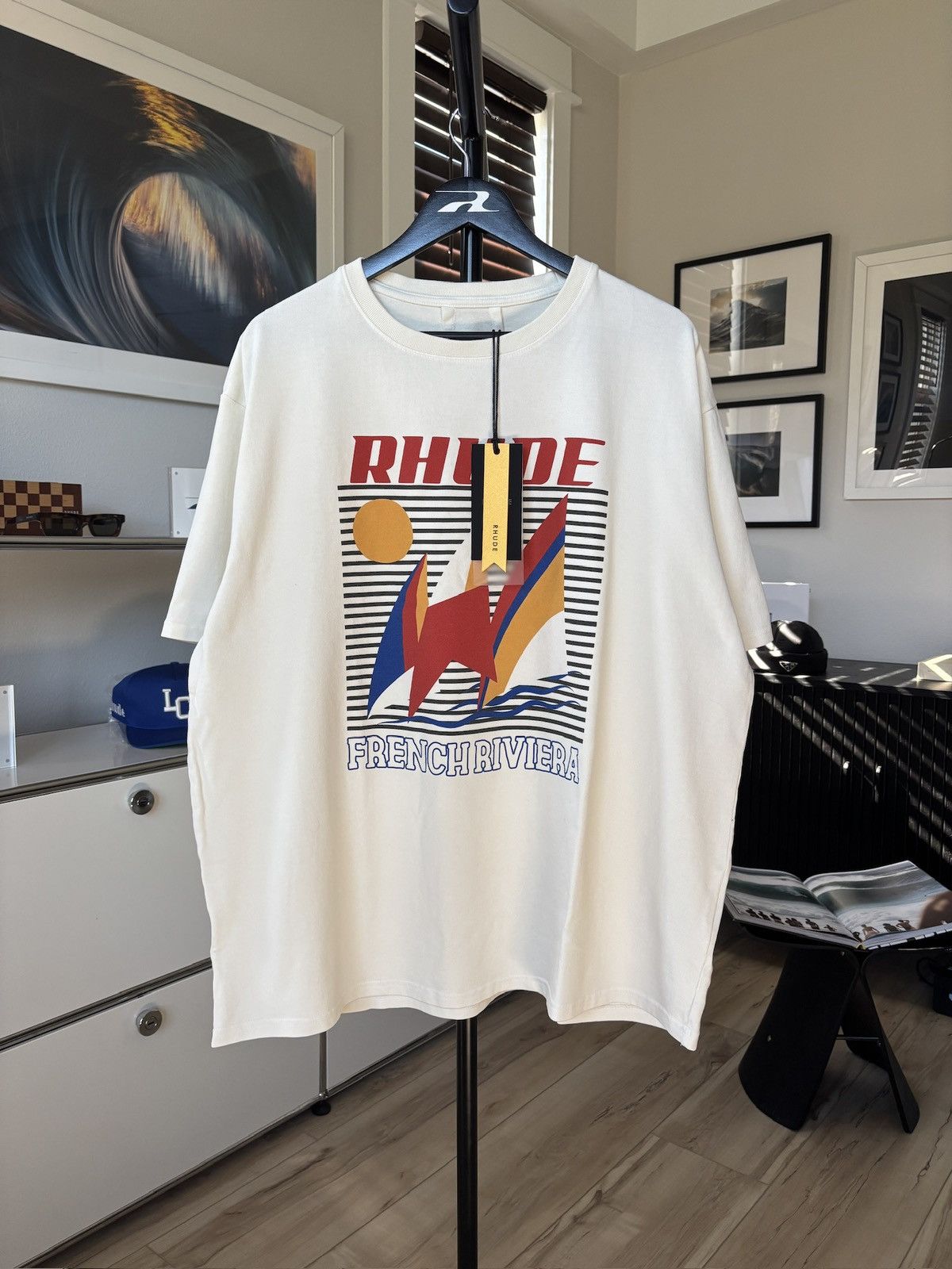 🛥️ RHUDE | SAILING POSTER LOGO GRAPHIC TEE