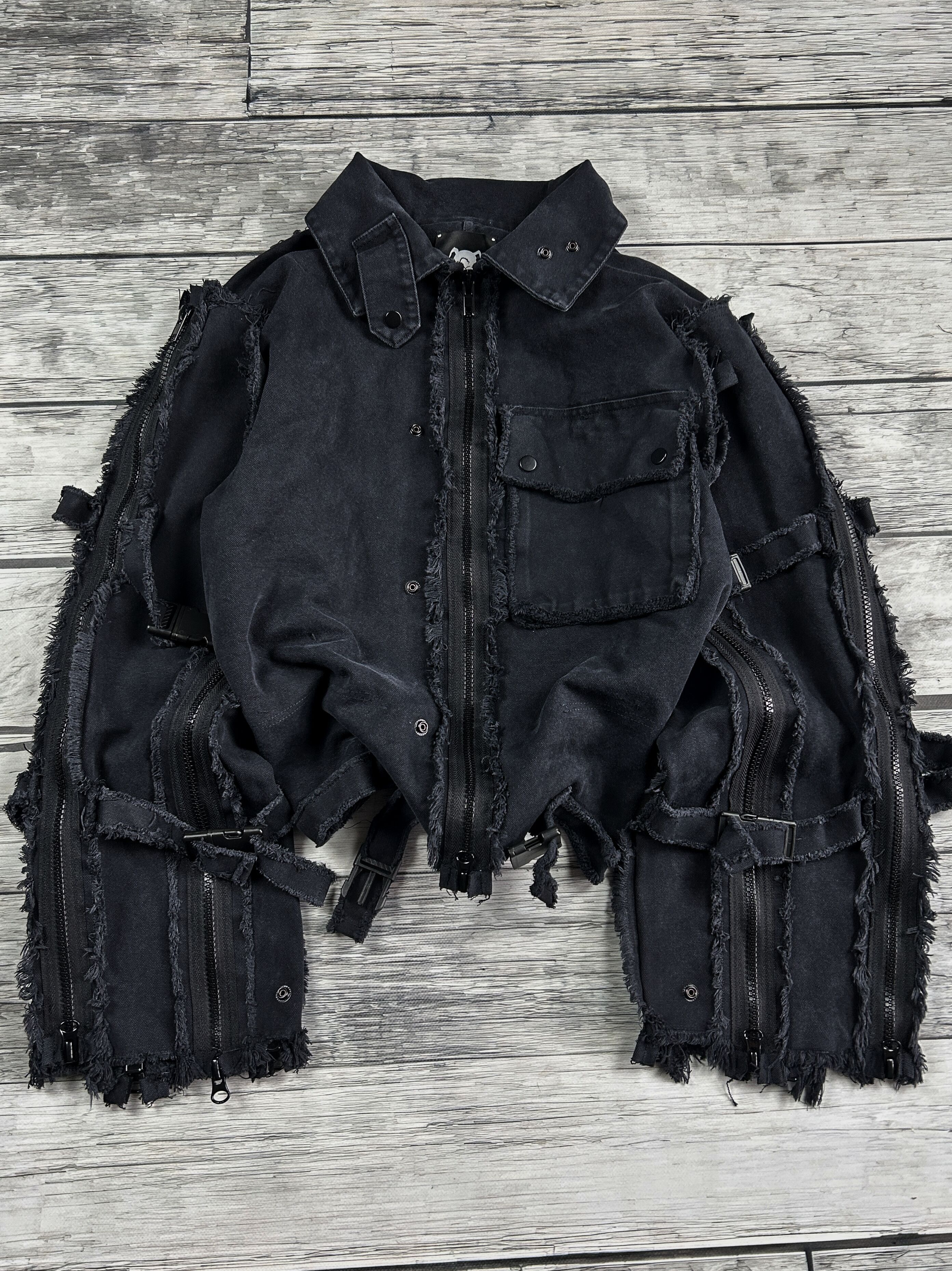 Other 🕷BALENCI RICK OWENS OPIUM CARTI STYLE Y2K BONDAGE JACKET Size US L / EU 52-54 / 3 - 16 Thumbnail