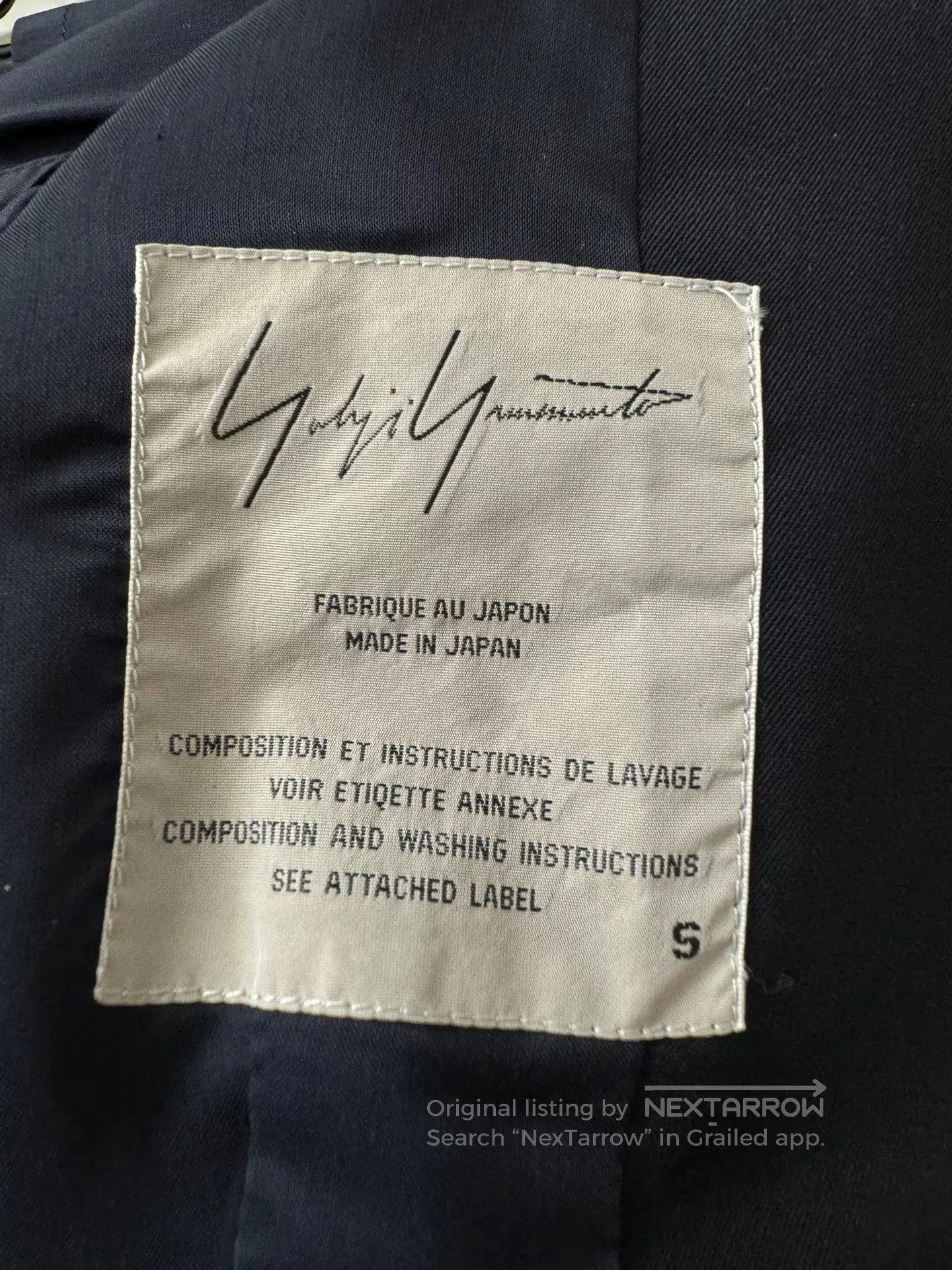 Yohji Yamamoto Yohji Yamamoto Wool Short Sleeve Jacket. Size S / US 4 / IT 40 - 6 Thumbnail