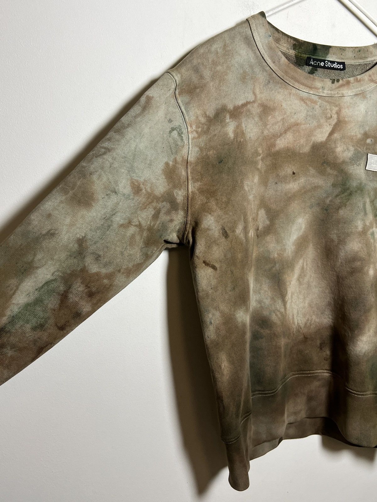 Acne Studios Custom-dyed Acne Studios face logo sweatshirt Size US M / EU 48-50 / 2 - 6 Thumbnail