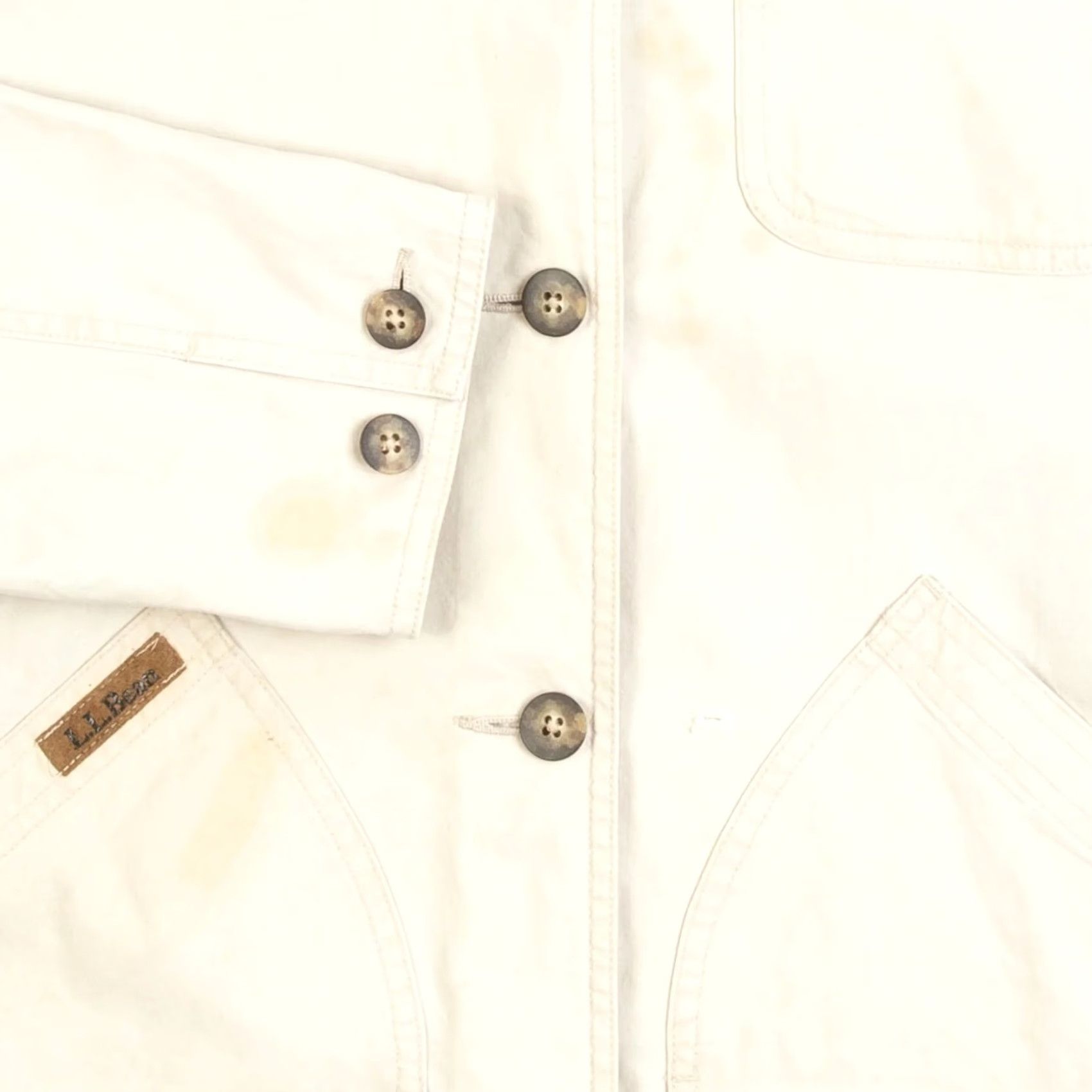 Vintage L.L.Bean Vintage Barn Jacket Women's 1990s Beige Medium Beir Beige? Size M / US 6-8 / IT 42-44 - 6 Thumbnail