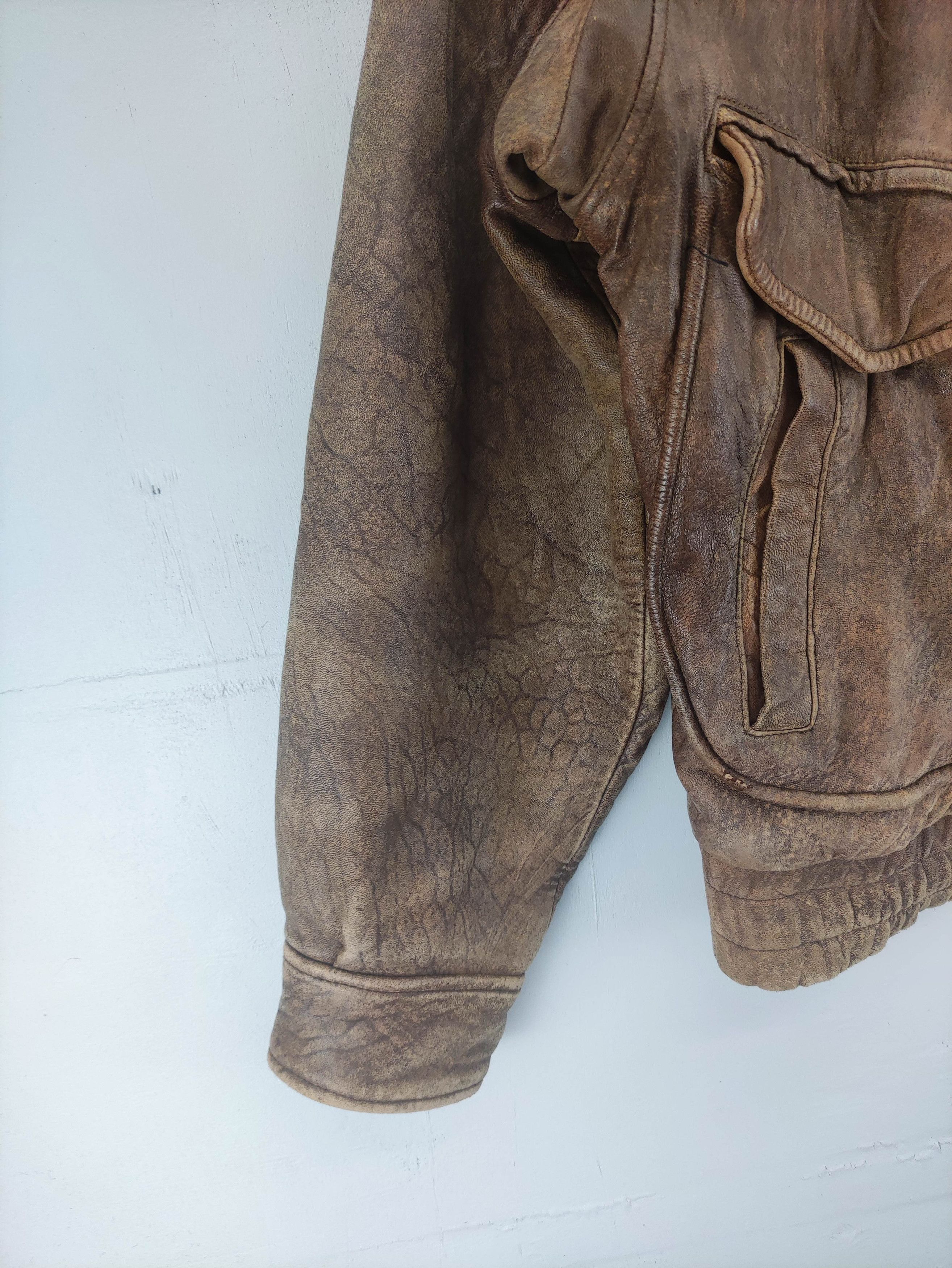 Leather Vintage Lmdgees Sheep Leather Jacket Zipper Size US M / EU 48-50 / 2 - 2 Thumbnail