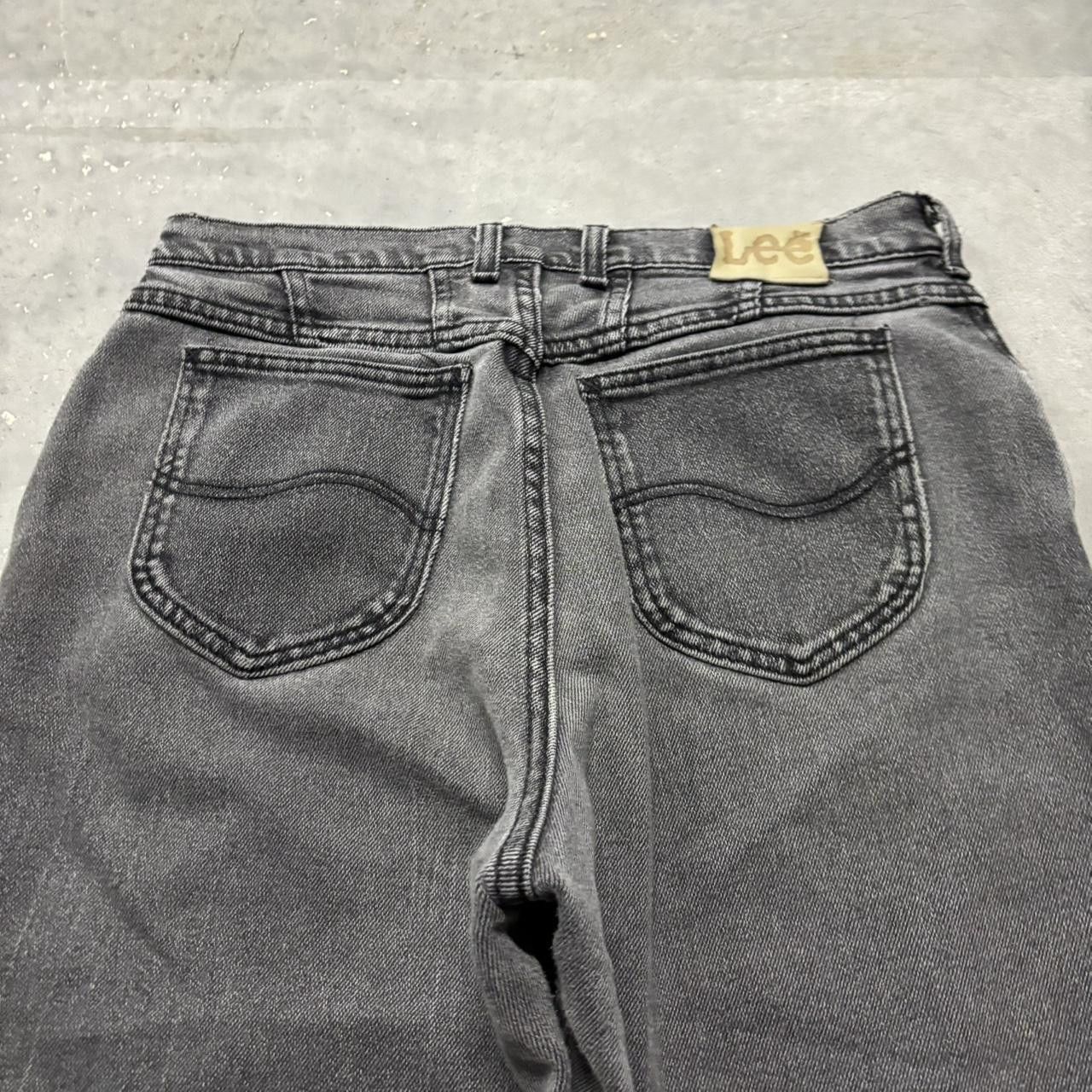 Japanese Brand × Vintage Crazy Vintage Y2K/2000s Faded Black Grunge Denim Jeans! Size US 30 / EU 46 - 7 Thumbnail