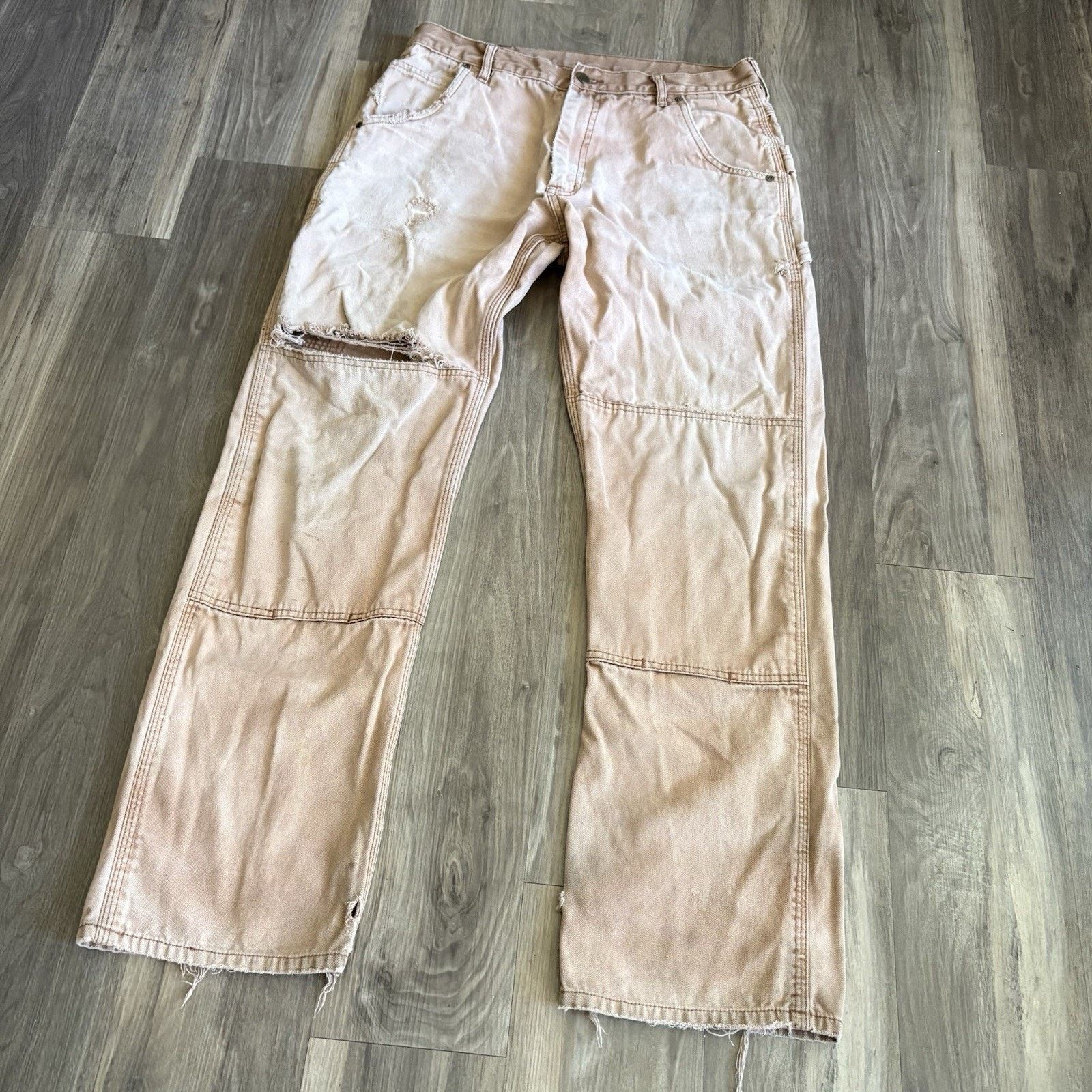 Vintage Vintage Key Carpenter Double Knee Pants Size 34x32 Size US 34 / EU 50 - 2 Thumbnail