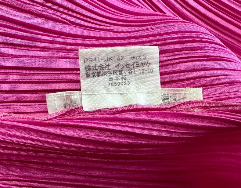Issey Miyake Issey Miyake Rose pink pleated semi-high neck long-sleeved Size L / US 10 / IT 46 - 5 Thumbnail