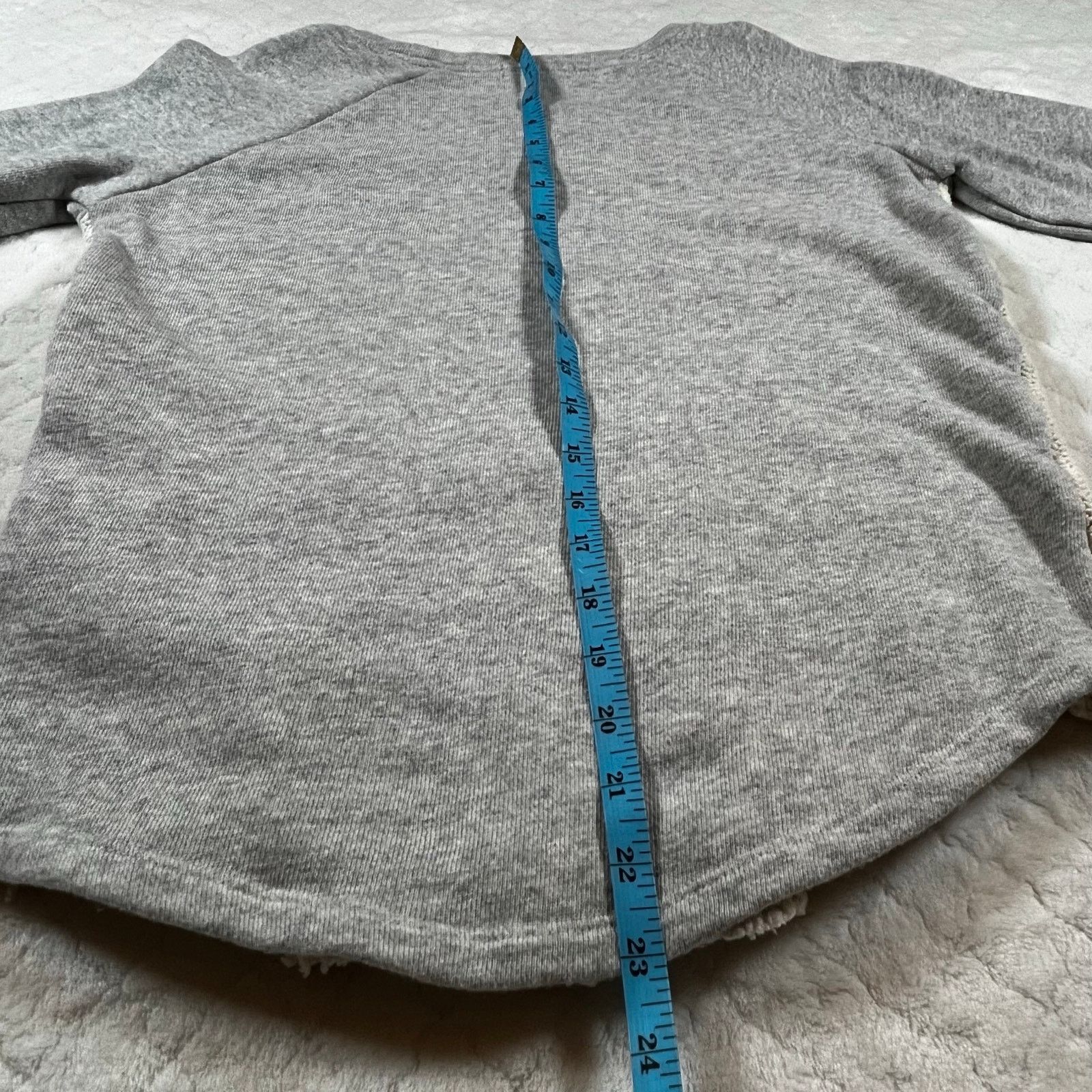 Other P.J. Salvage Sweater Sweatshirt Cable Knit Gray Cream Size S / US 4 / IT 40 - 7 Thumbnail