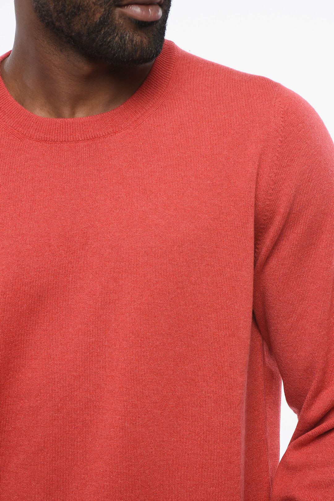 Brunello Cucinelli og1mm0725 Crewneck Pure Cashmere Sweater in Red Size US M / EU 48-50 / 2 - 3 Thumbnail