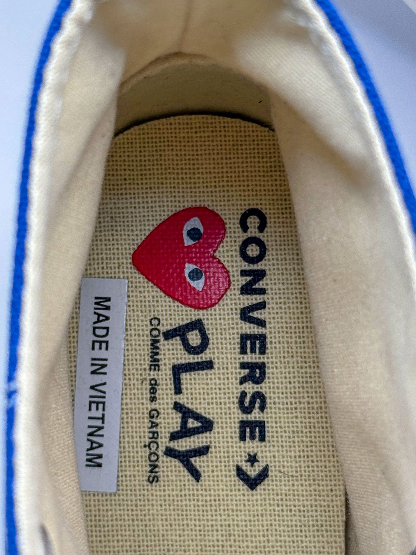 Comme des Garcons PLAY × Converse Converse x Comme des Garçons PLAY Chuck 70 High Blue Quartz Size US 8 / EU 41 - 18 Thumbnail