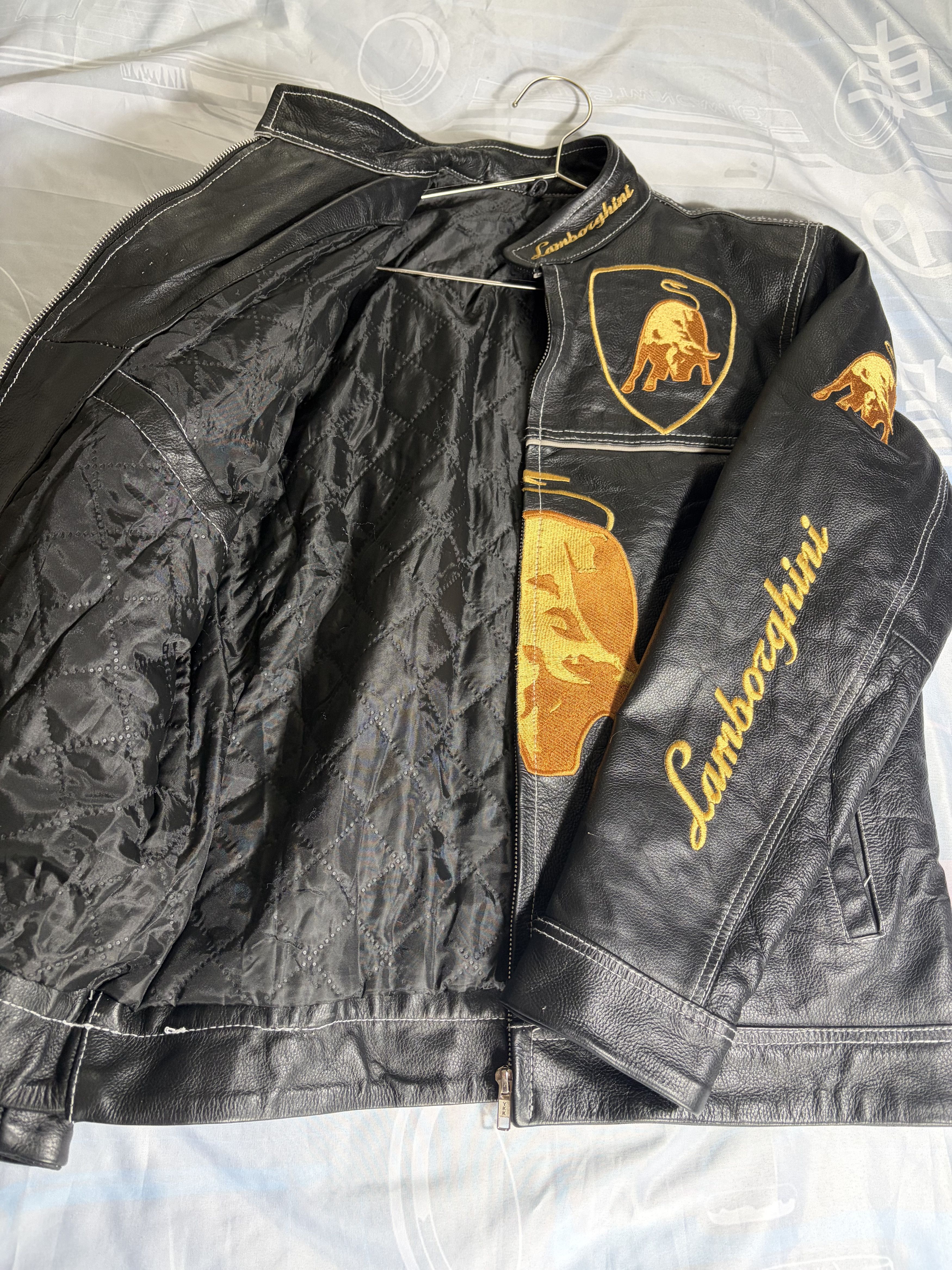 Other 💎Lamborghini Racing Leather Jacket💎 Size US M / EU 48-50 / 2 - 3 Thumbnail