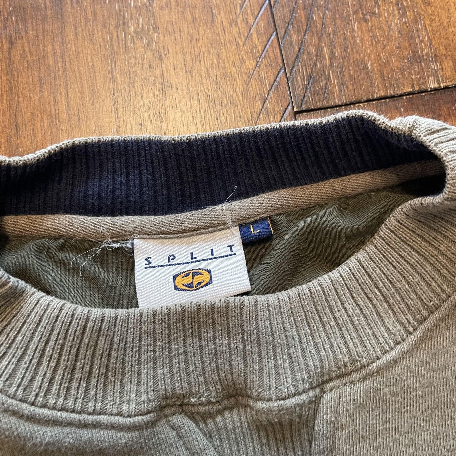 Split Split USA Sweatshirt Mens L Crewneck Embroidered Elbow Size US L / EU 52-54 / 3 - 8 Thumbnail