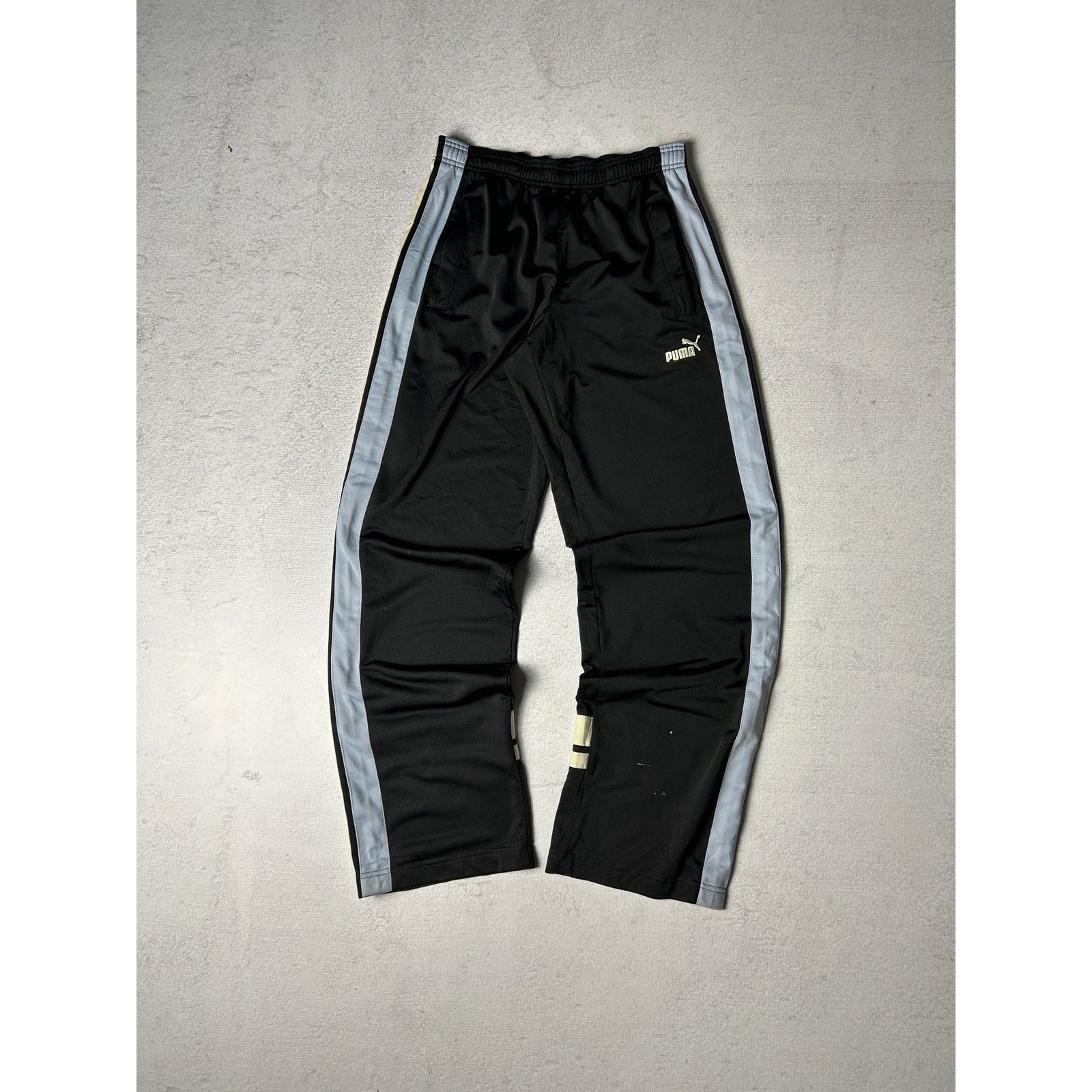 Puma Vintage 90S Puma Black Track Pants - Women's Medium Size 30" / US 8 / IT 44 - 1 Thumbnail