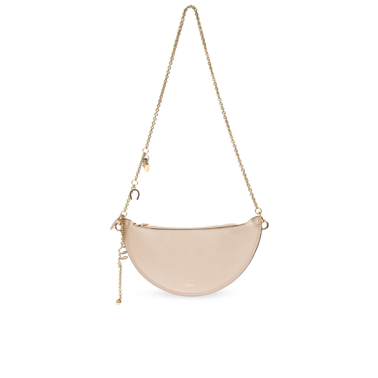 Chloe Chloe Icons Halfmoon Mini Beige Shoulder Bag New & Authentic Size ONE SIZE - 1 Thumbnail