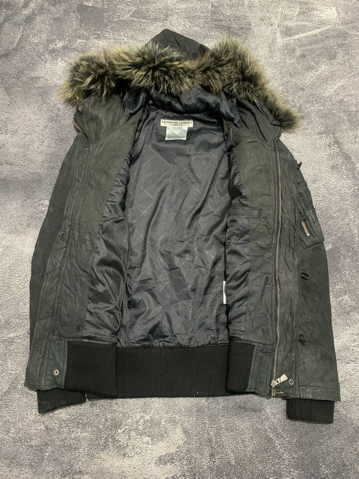 Katharine hamnett london blouson fur jacket bomber
