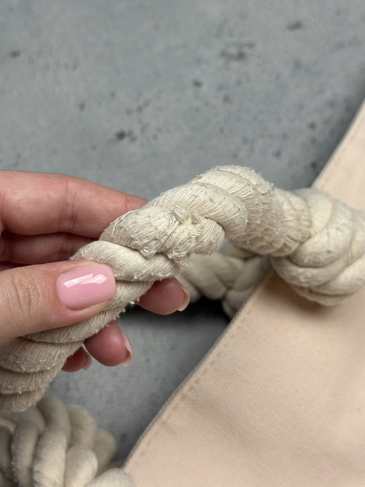 Archive Jean Paul Gaultier Rare Powder Rope Tote Beach Bag