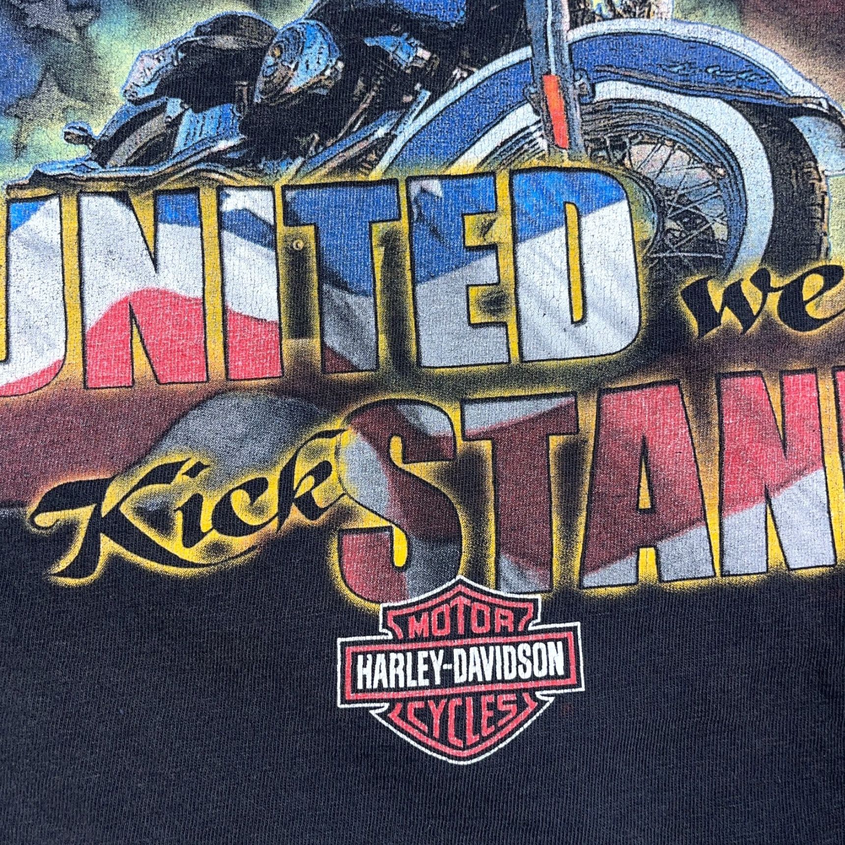 Harley Davidson Vintage Harley-Davidson T-Shirt Men XL Black Graphic Print Logo 80s Biker Motorcycle USA Retro Modern Wear Mens Size US XL / EU 56 / 4 - 4 Thumbnail