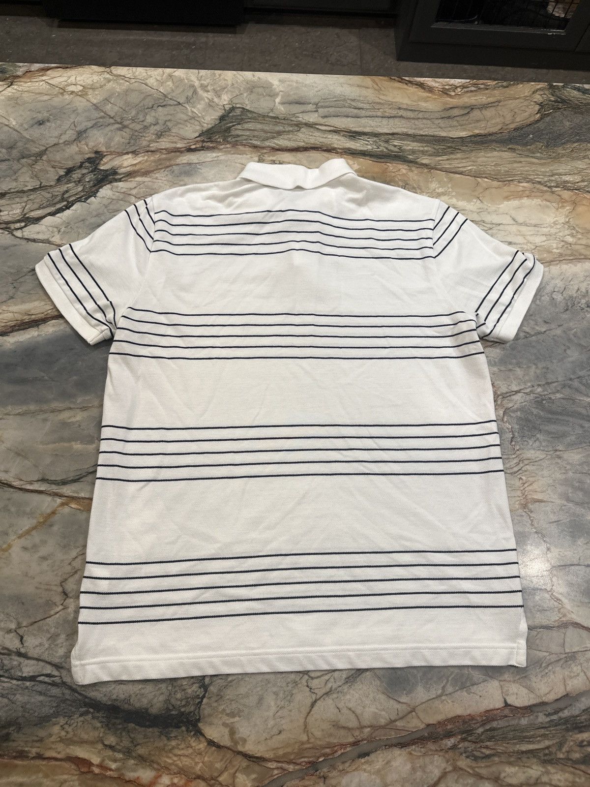 Old Navy White striped Old Navy Polo Size US M / EU 48-50 / 2 - 3 Thumbnail