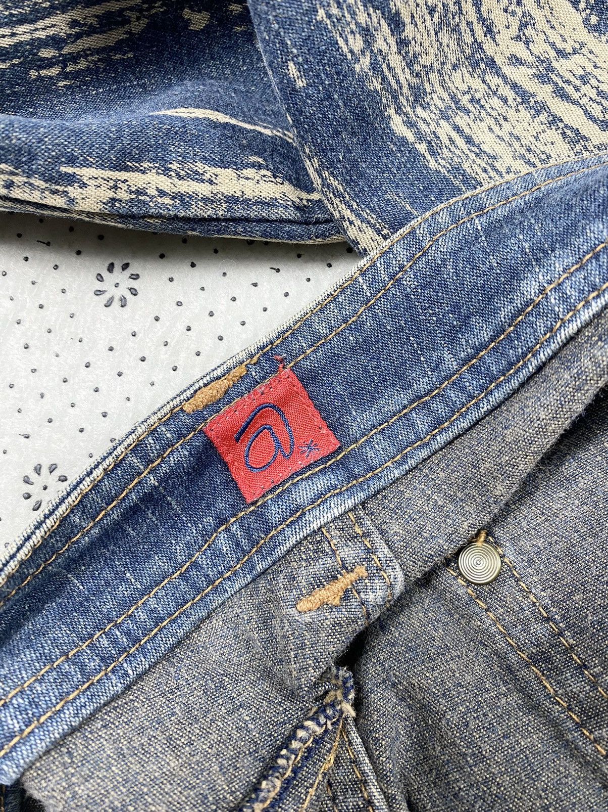 Hysteric Glamour Acid Wash Denim By Miss Alice Size 29" - 10 Thumbnail