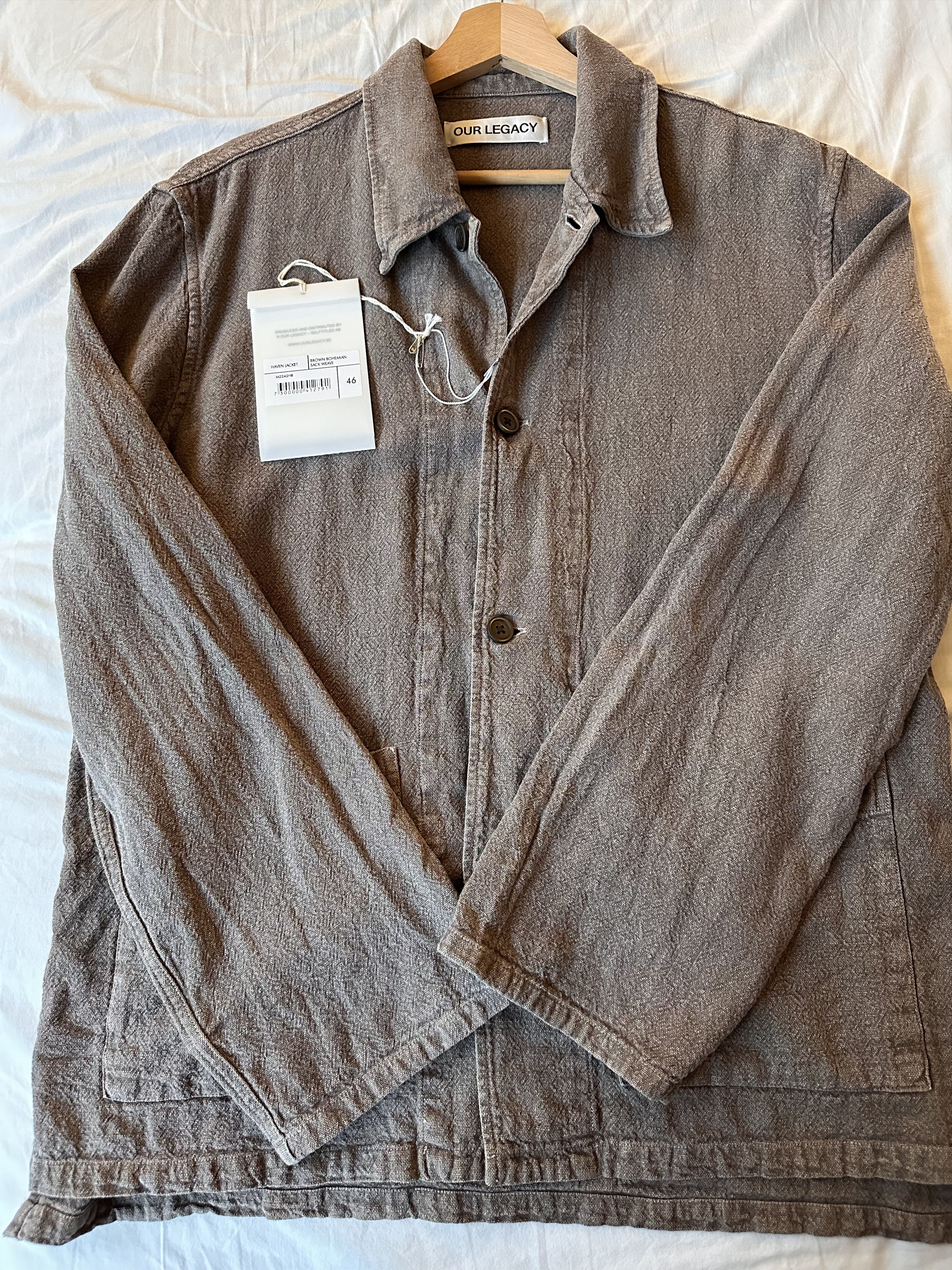 Our Legacy Haven Jacket Brown Bohemian Sack Weave Size US S / EU 44-46 / 1 - 2 Thumbnail