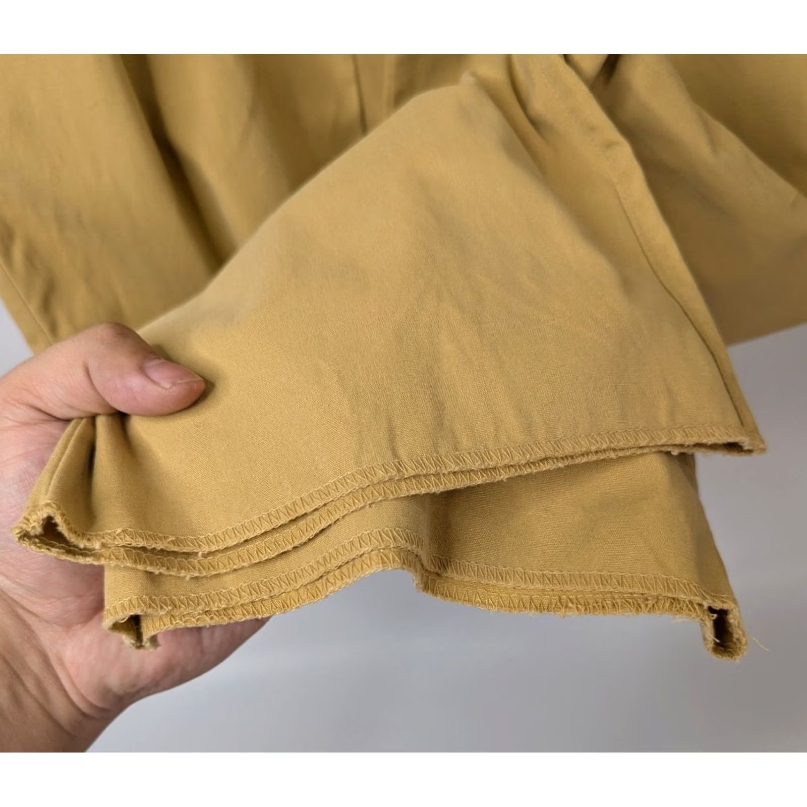 Orvis Orvis Cargo Pants Men's 38 Khaki Unhemmed Adjustable Waist Canvas Cotton Pocket Size US 38 / EU 54 - 3 Thumbnail