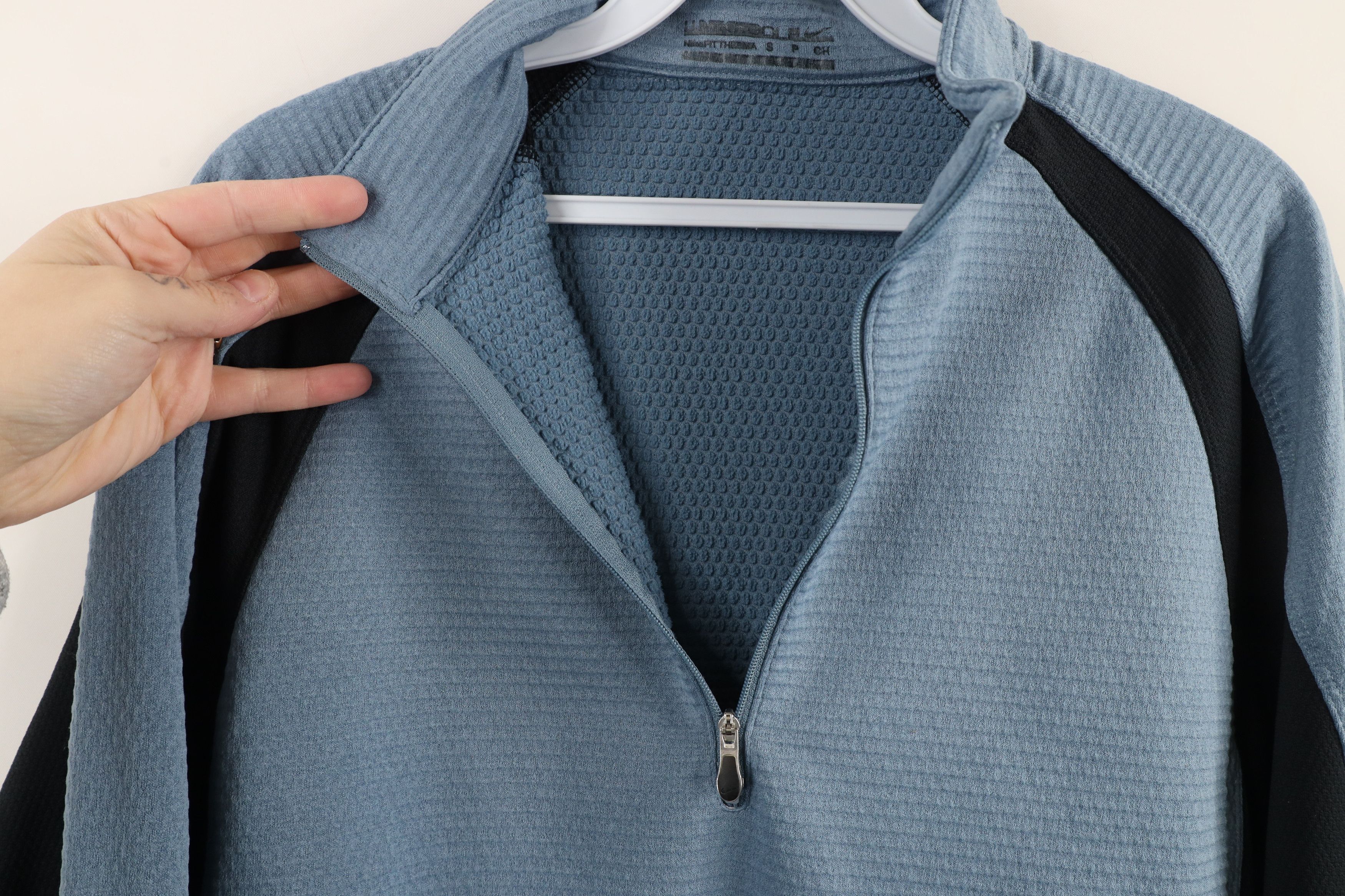 Nike × Vintage Vintage Nike Golf Mini Swoosh Half Zip Pullover Sweater Size US S / EU 44-46 / 1 - 5 Thumbnail