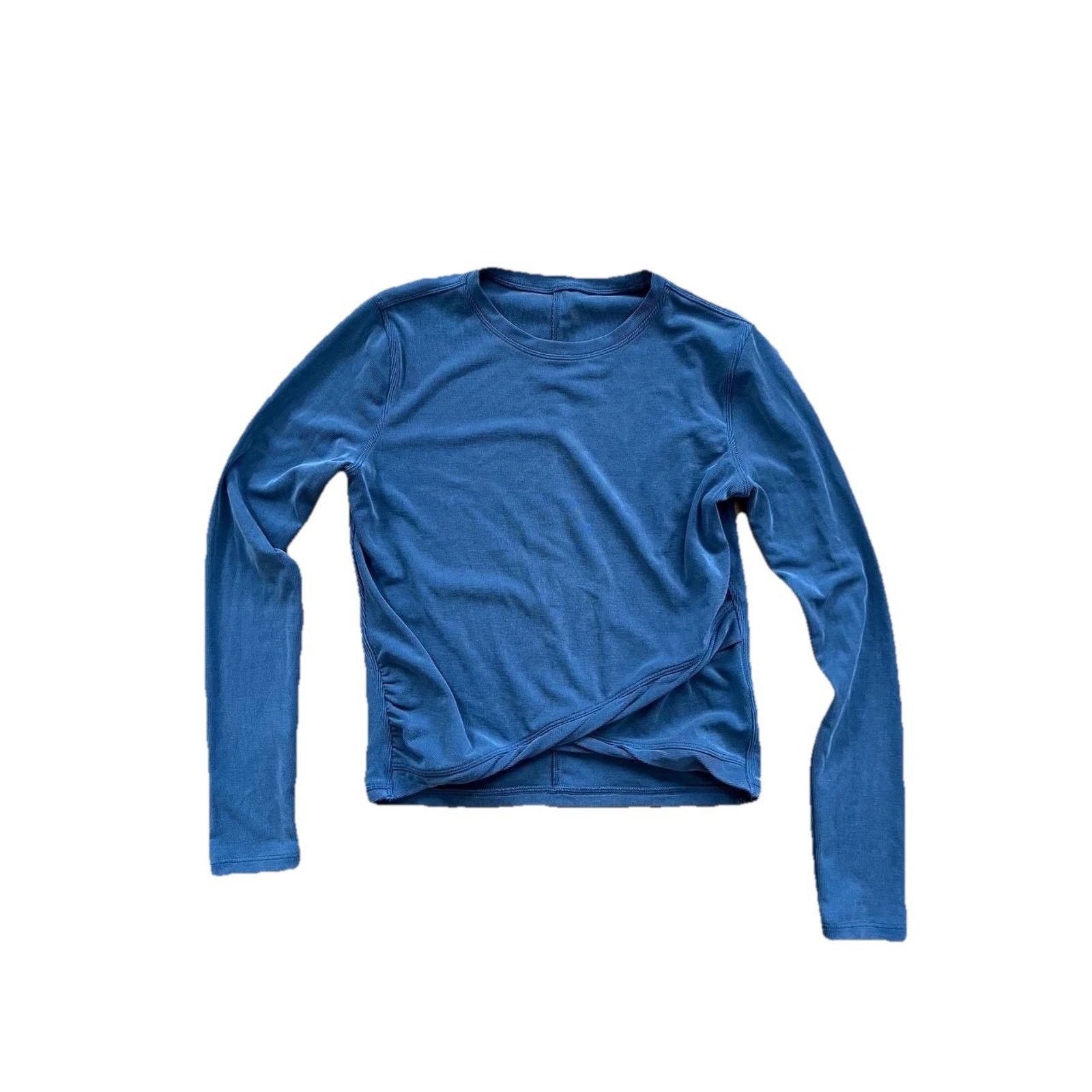 Lululemon Lululemon Do Sleeve Shirt Top Blue Size 2 A001687 Size XS / US 0-2 / IT 36-38 - 2 Thumbnail