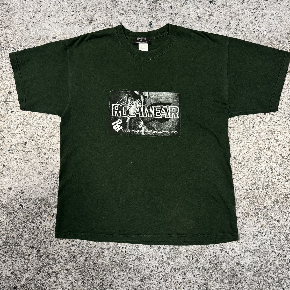 Vintage RocaWear Basketball Faded Thrashed Tee ERD Grunge JNCO Size US XL / EU 56 / 4 - 4 Thumbnail