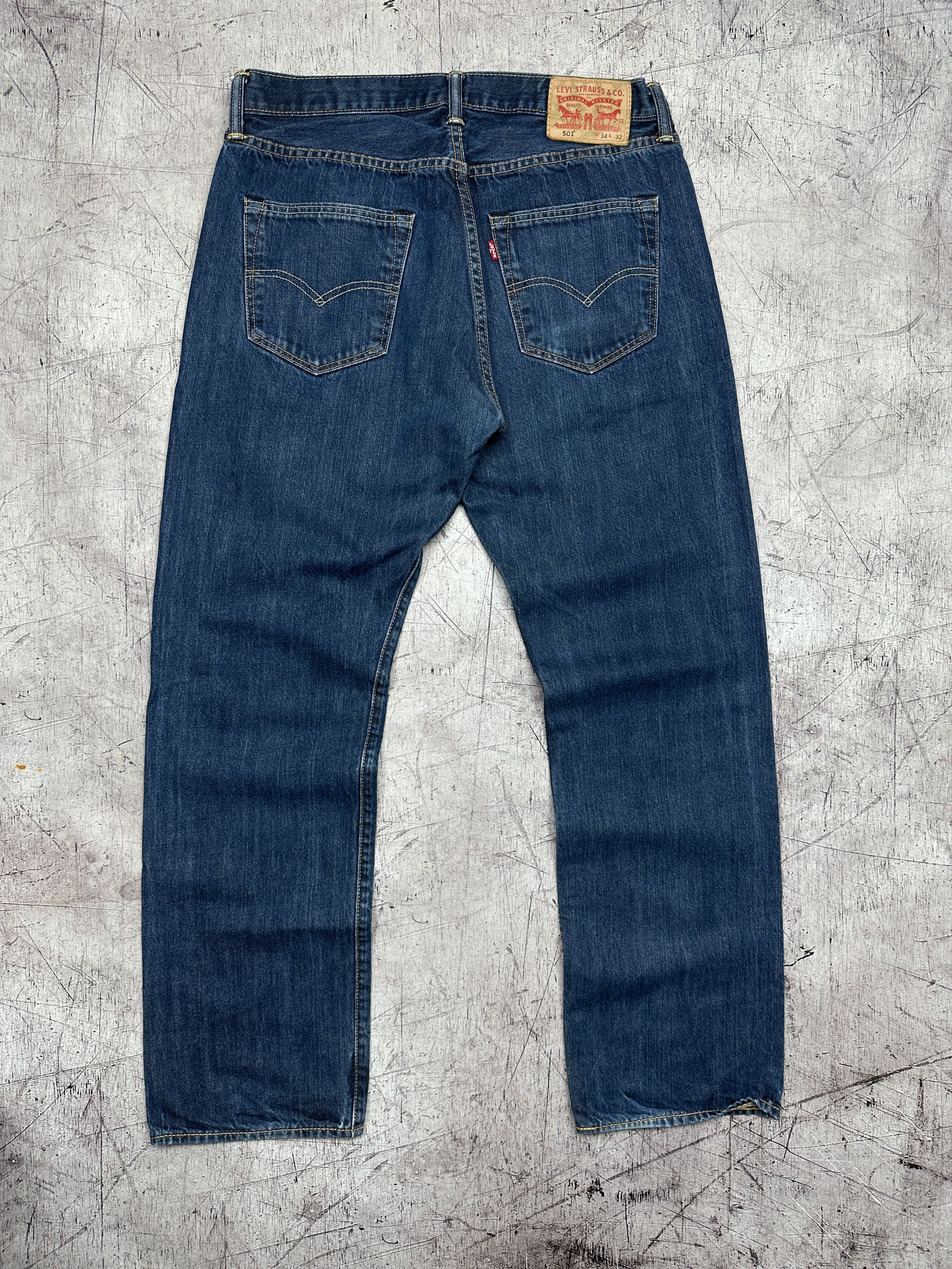 Levi's Levi's 501 Mens Denim Pants Jeans Size 34 x 32 Size US 34 / EU 50 - 1 Thumbnail