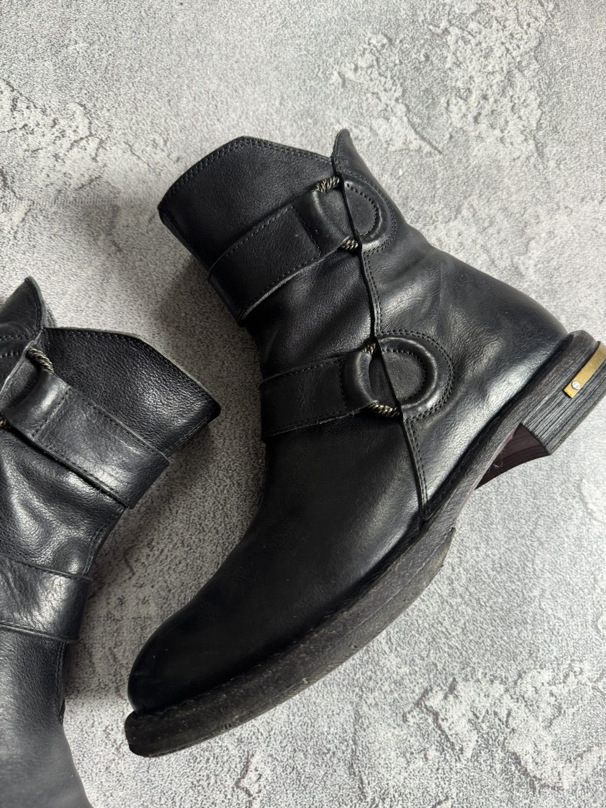 MoMA MOMA 38size Leather Avantgarde shoes boots ankle western LGB Size US 8 / IT 38 - 6 Thumbnail