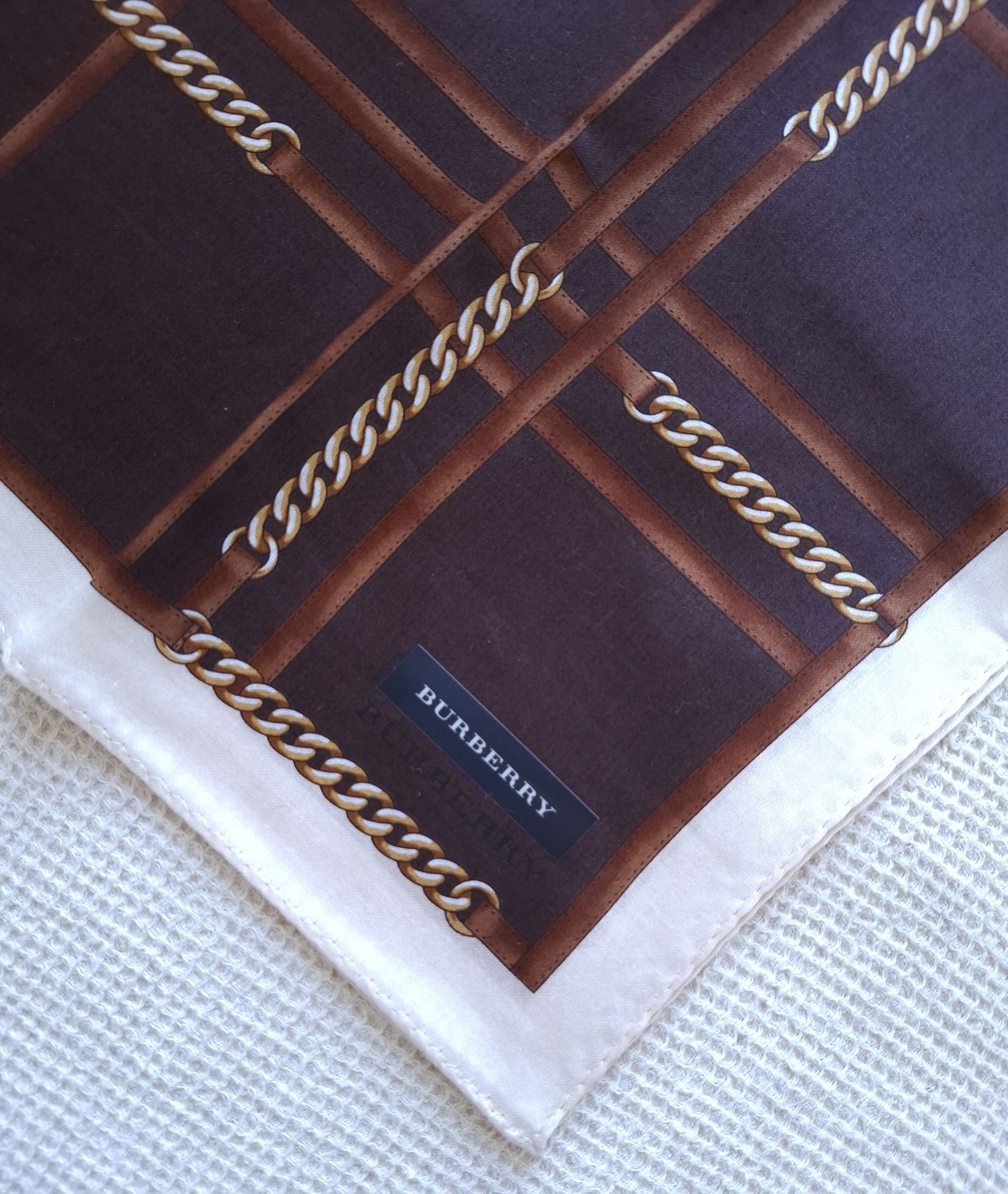 Burberry × Vintage NEW Vintage Burberry Bandana/Handkerchief/scarf Japan Size ONE SIZE - 2 Thumbnail