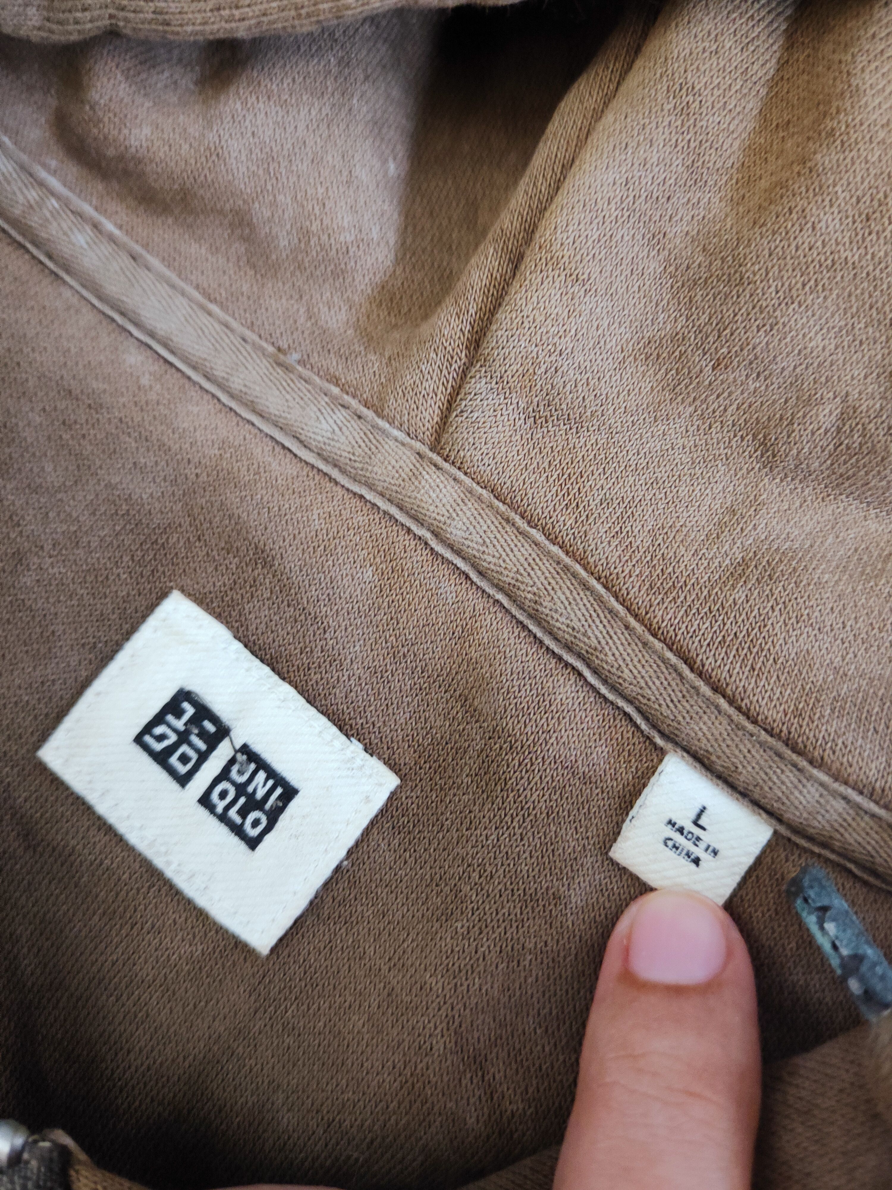 Uniqlo × Vintage Vintage Uniqlo Plain Dark Brown Hoodie Sweaters Size US L / EU 52-54 / 3 - 12 Thumbnail