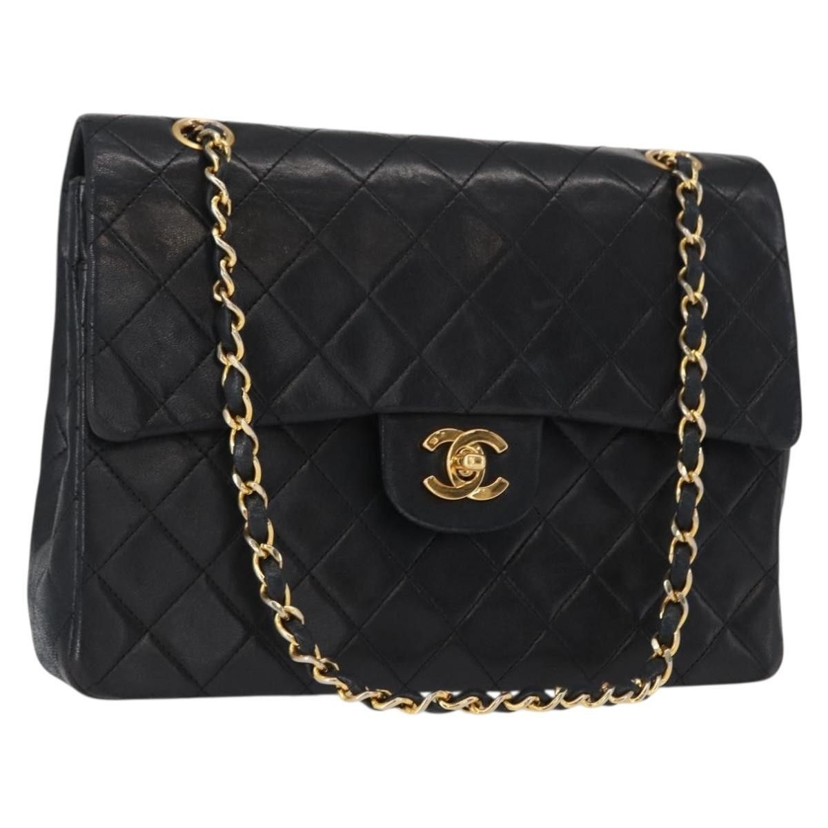 Chanel Chanel Vintage Square CC Flap Bag Quilted Lambskin Size ONE SIZE - 1 Thumbnail