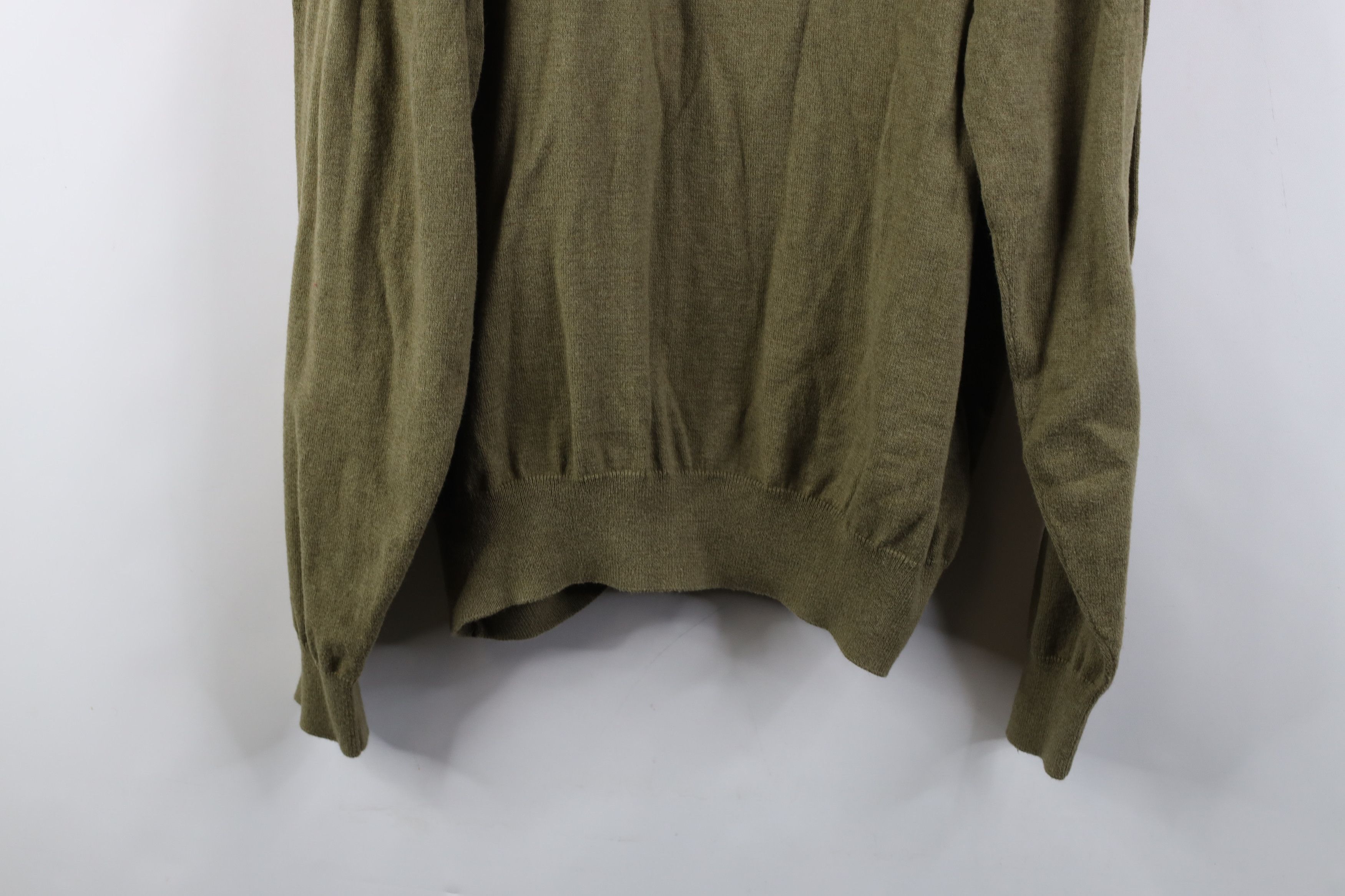 Orvis Vintage Orvis Cashmere Blend Knit Collared Sweater Green Size US XL / EU 56 / 4 - 12 Thumbnail